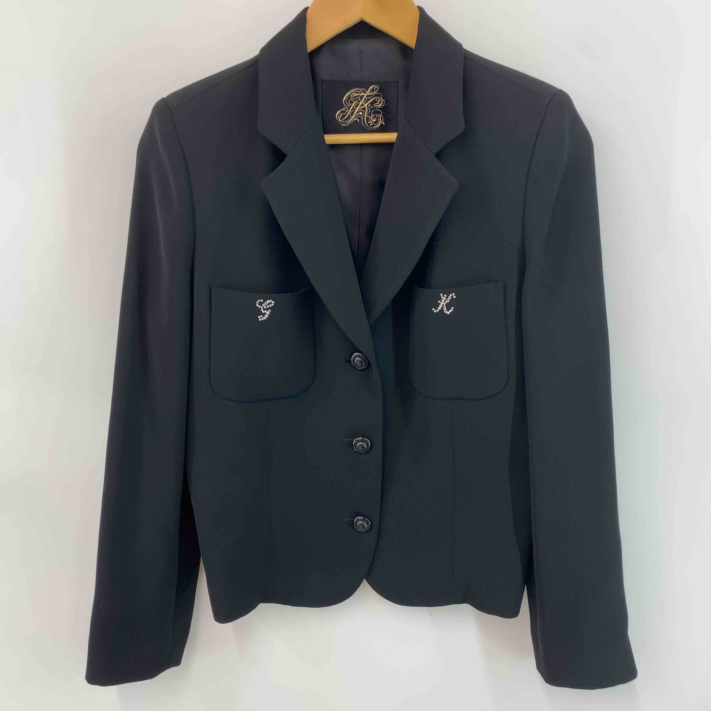 伊太利屋  レディース テーラードジャケット ブラック