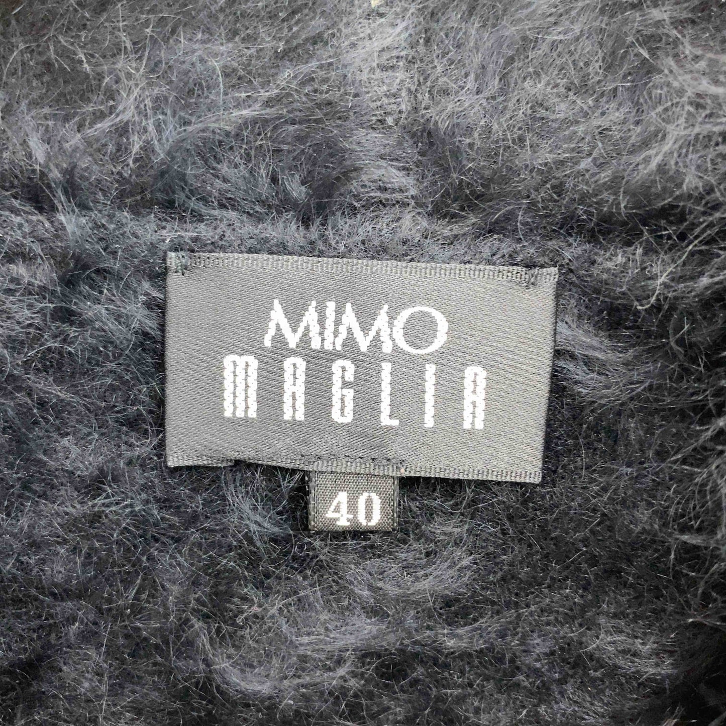 MIMO MAGLIA レディース カーディガン ブラック カシミヤ100％ 長袖