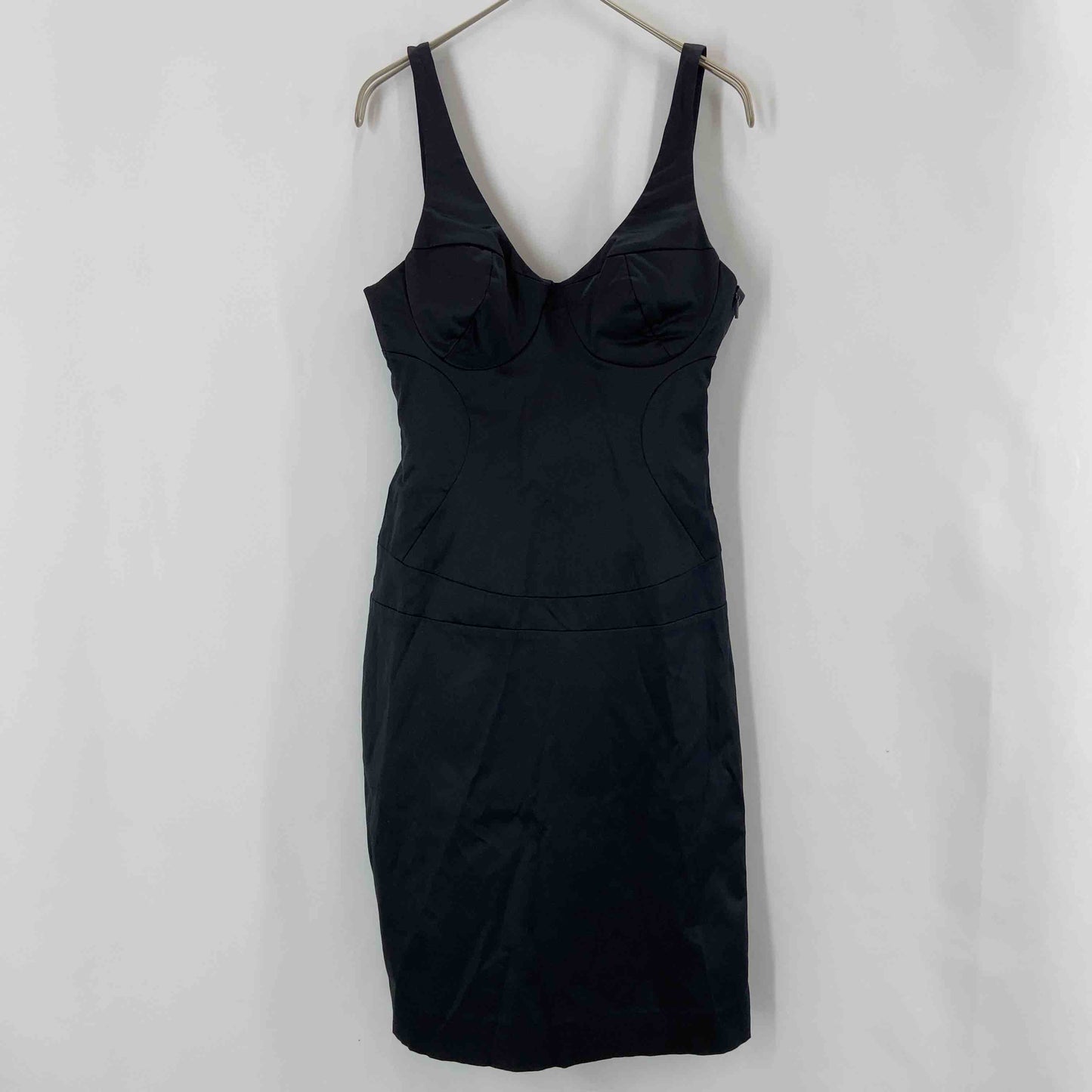 VERSACE ヴェルサーチェ レディース ノースリーブワンピースキャミワンピース サイドスリット ブラック イタリア製