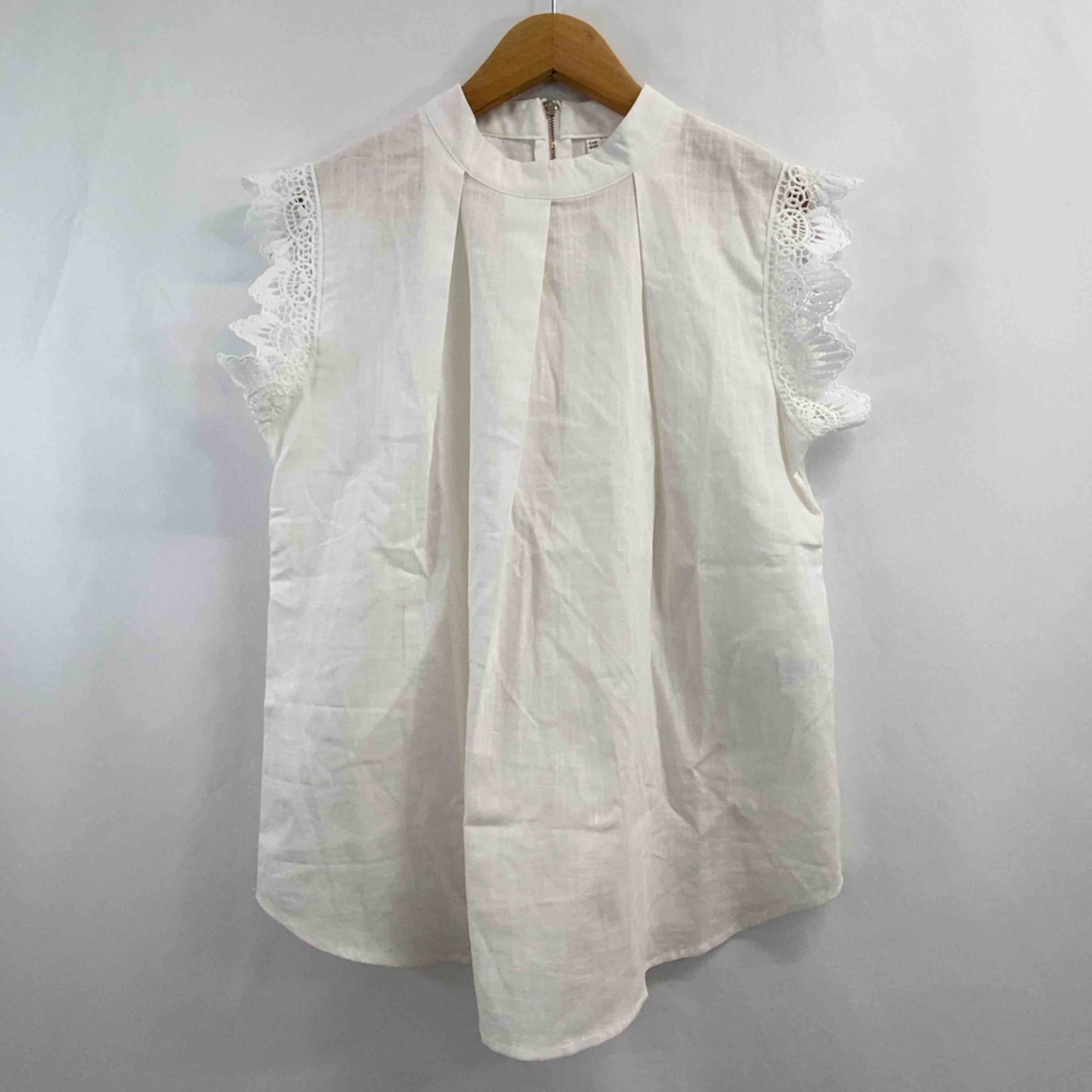 adapt retailing  レディース Tシャツ（袖なし）ホワイト tk