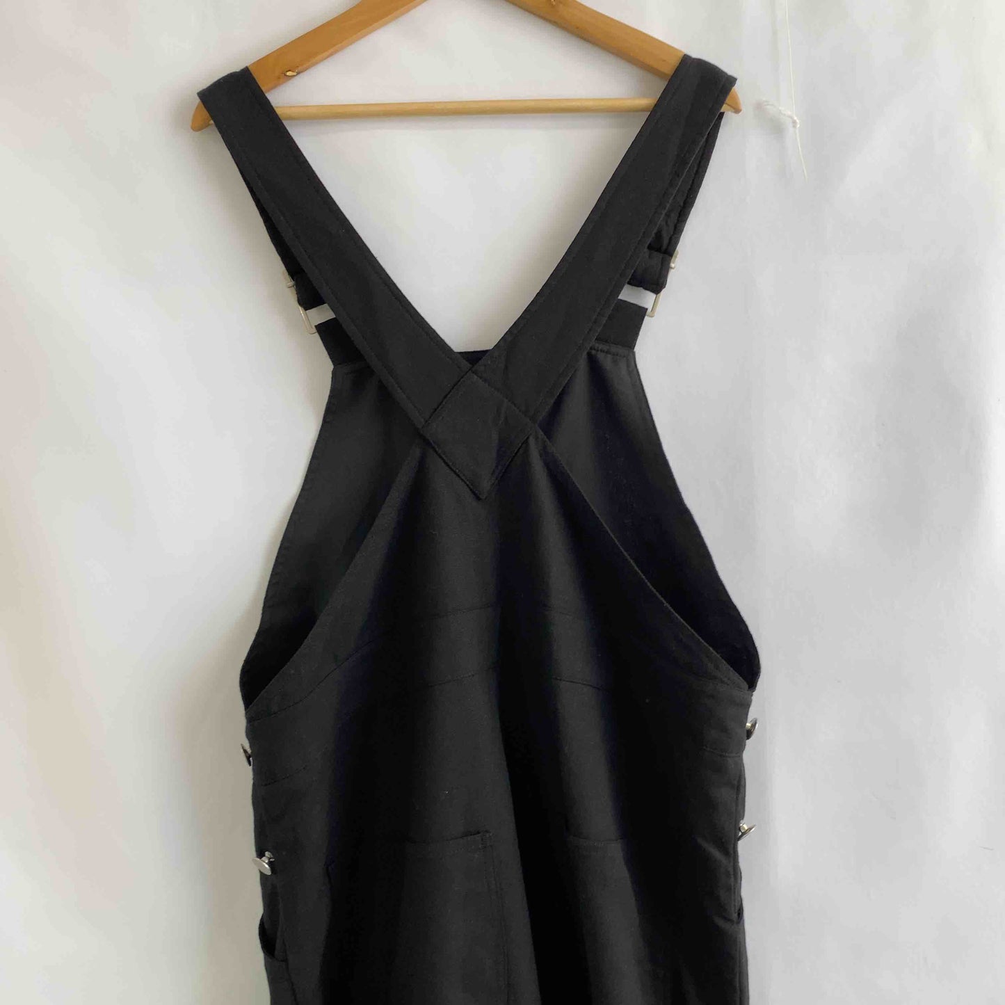 関西ファッション連合  レディース サロペットオーバーオール ブラック tk