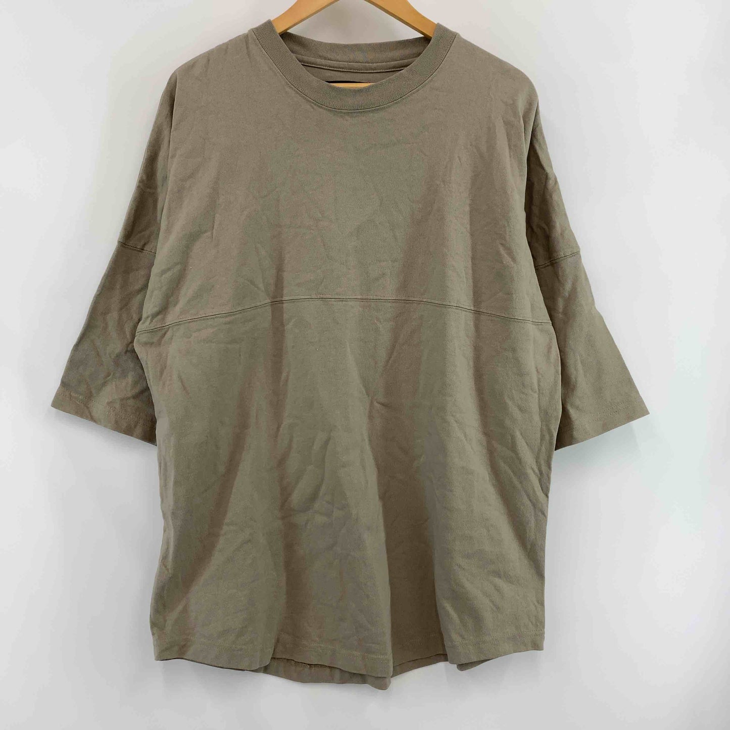 UNITED メンズ Tシャツ（半袖）クールネック カットソー オーバーサイズ ピスタチオカラー