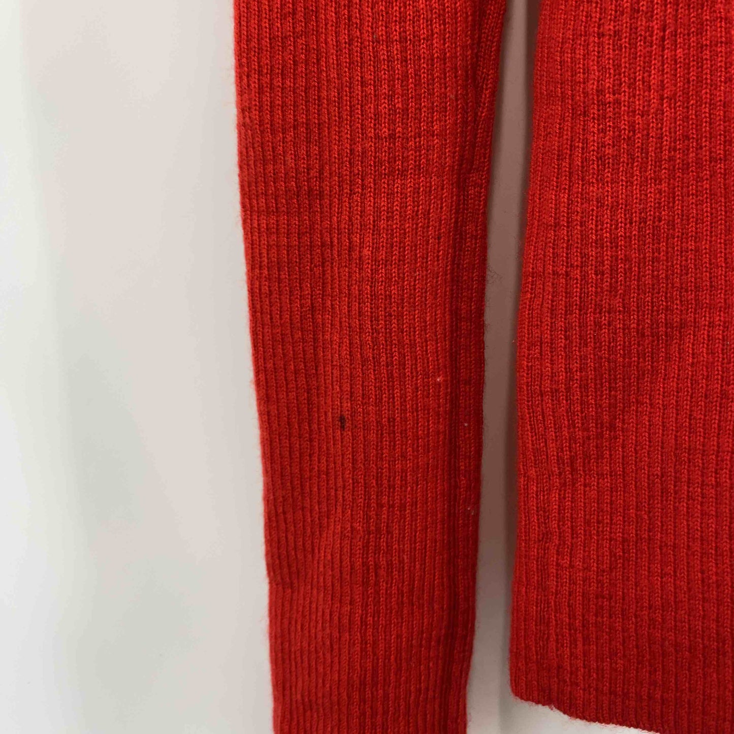 UNIQLO ユニクロ レディース ニット/セーター ウール100％ レッド タートルネック