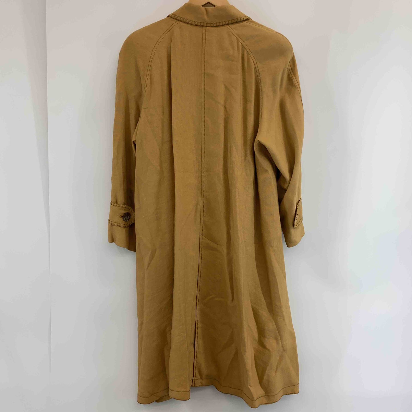 伊太利屋  レディース ステンカラーコート オレンジ系