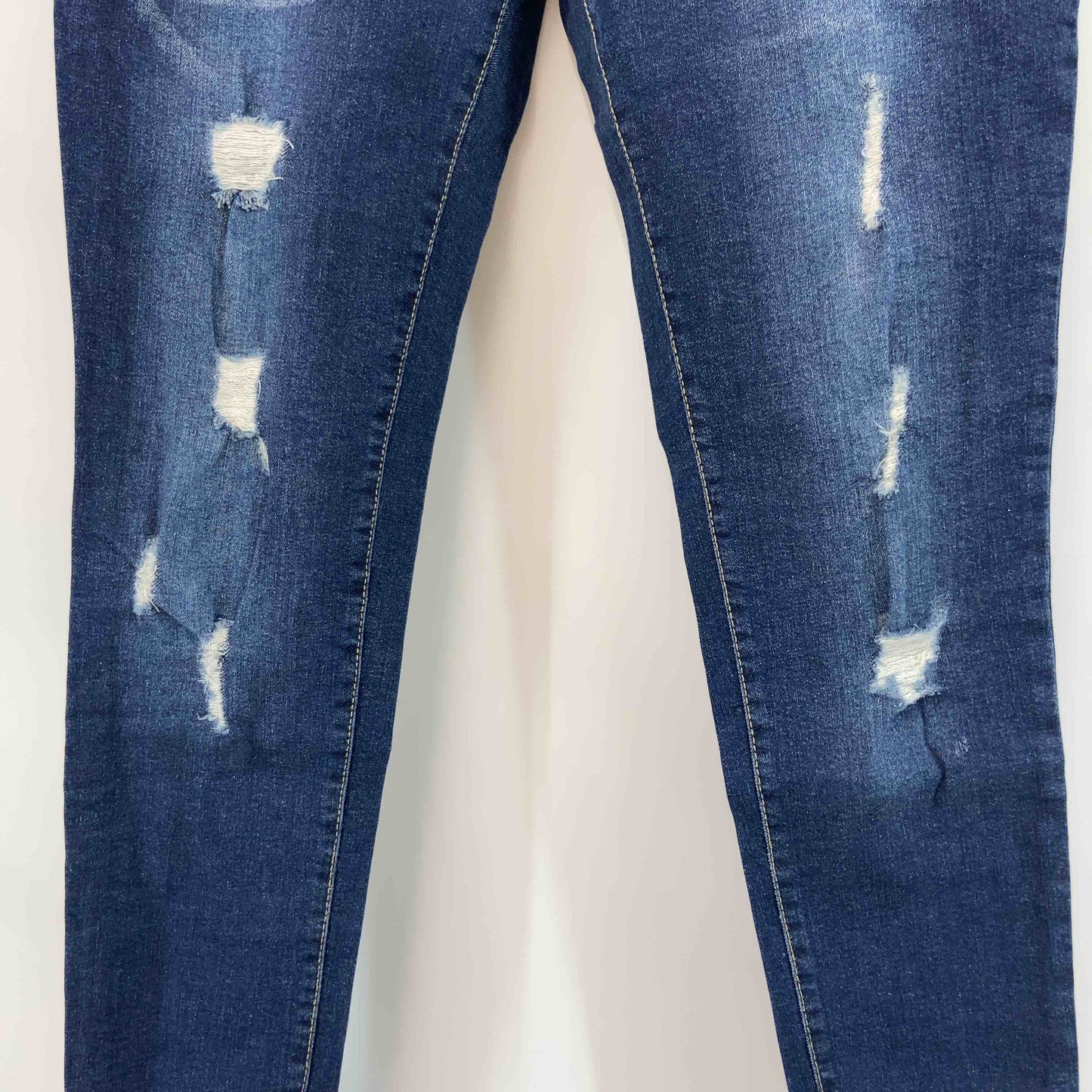 COLZA コルザ ハニーズ レディース デニム　スキニージーンズ　切りっぱなし　ダメージ加工