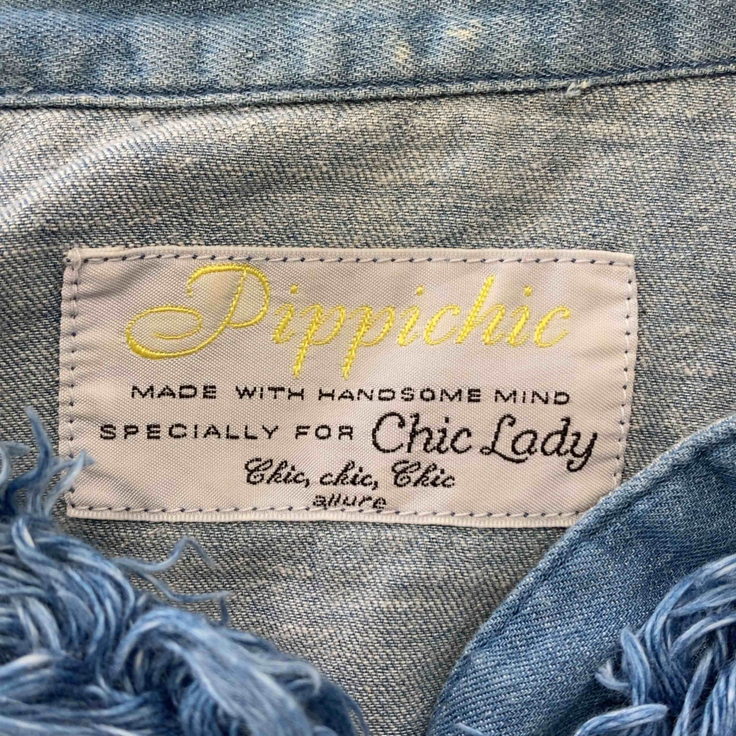 PIPPICHIC ピッピシック レディース Gジャン/デニムジャケット 青色 tk