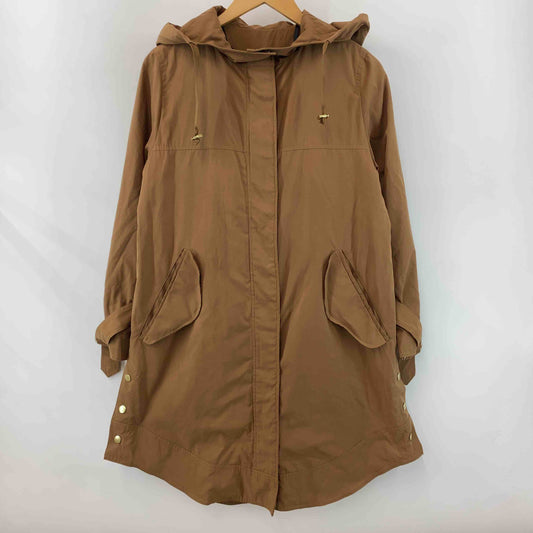 レディース モッズコート　ライナー付き　取り外し可　キルティング　ブラウン