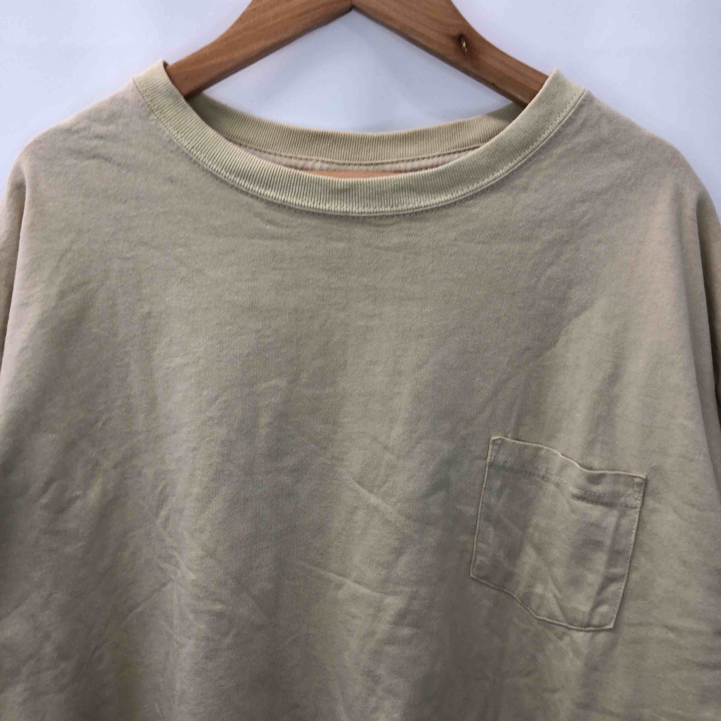 FREAK’S STORE フリークスストア メンズ Tシャツ（半袖）ベージュ tk