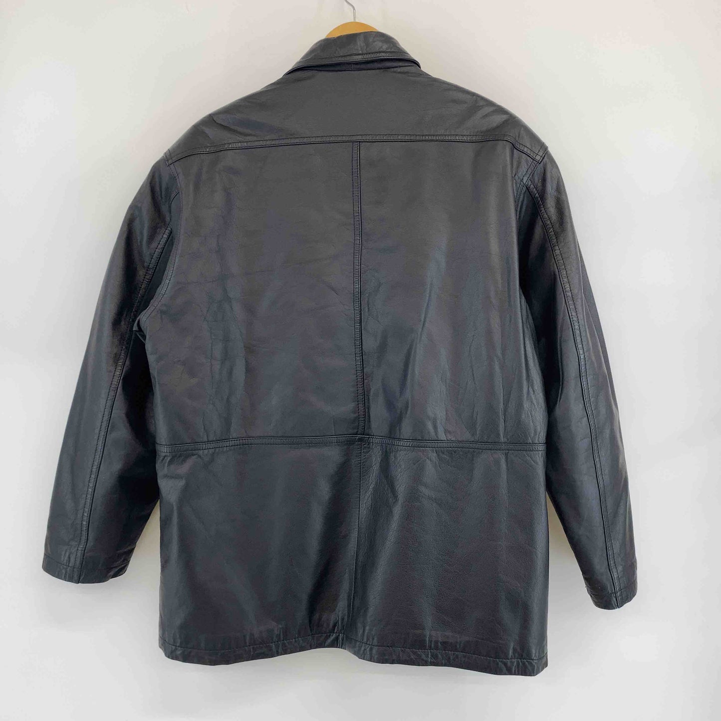 メンズ レザージャケット　ブラック