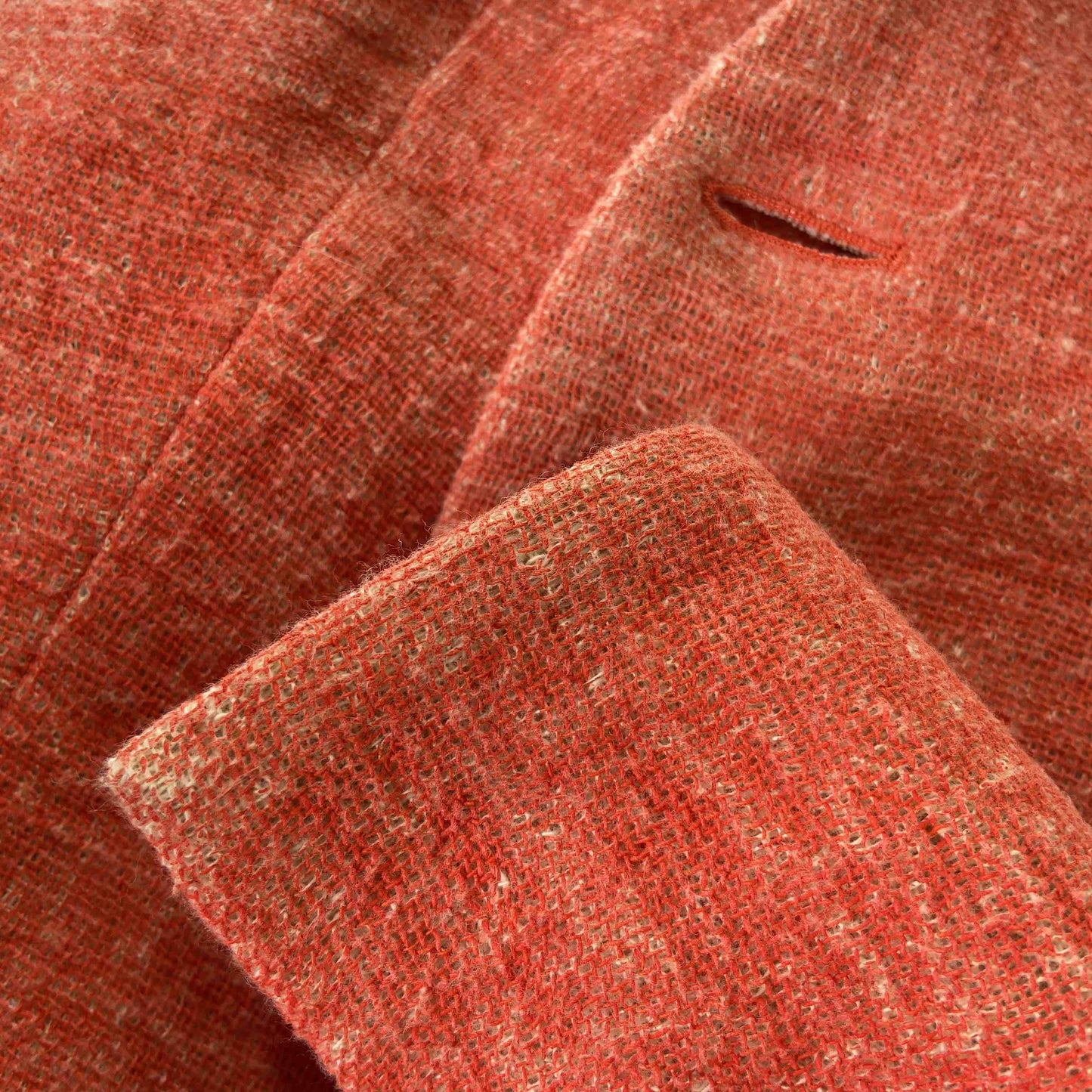 TAKEZO TOYOGUDHI タケゾウ トヨグチ  レディース ノーカラージャケット オレンジ