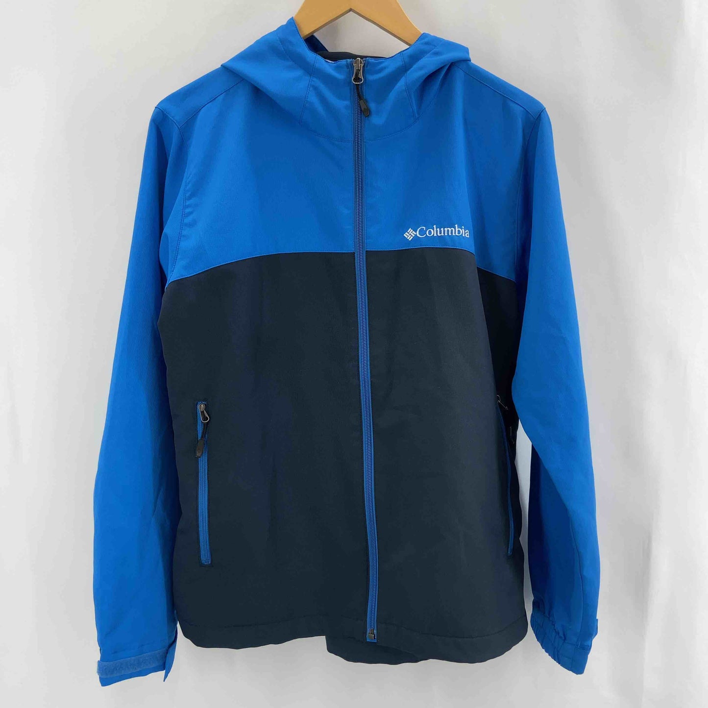 Columbia コロンビア メンズ パーカー ナイロンジャケット サイズS ブルー×ブルー