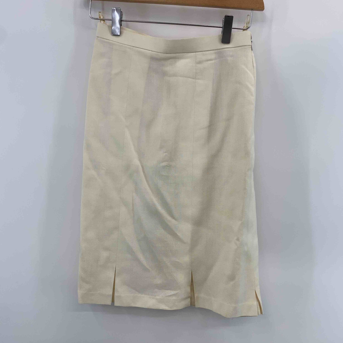 伊太利屋 イタリヤ レディース テーラードジャケット スカート セットアップ ベージュ アイボリー