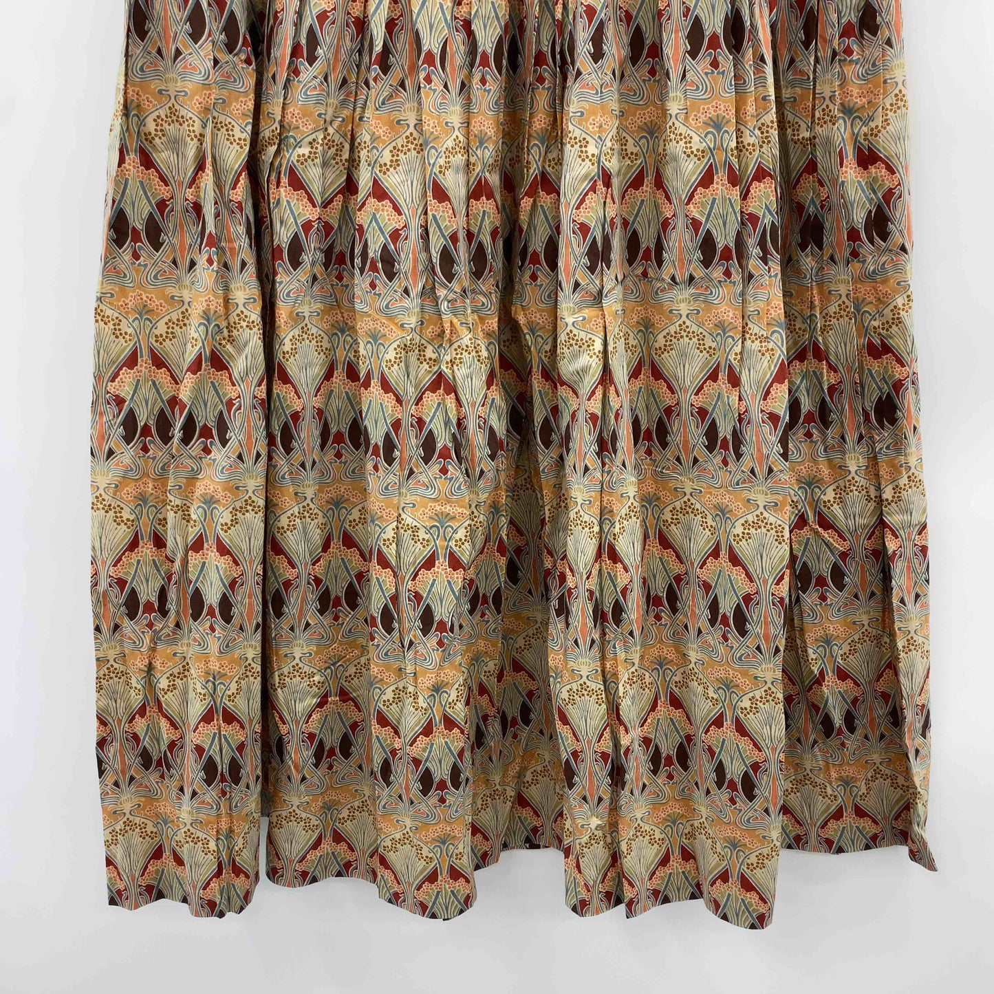 レナウンルック　SANYO　総柄　ベージュ系　サイズ9　 レディース ひざ丈スカート