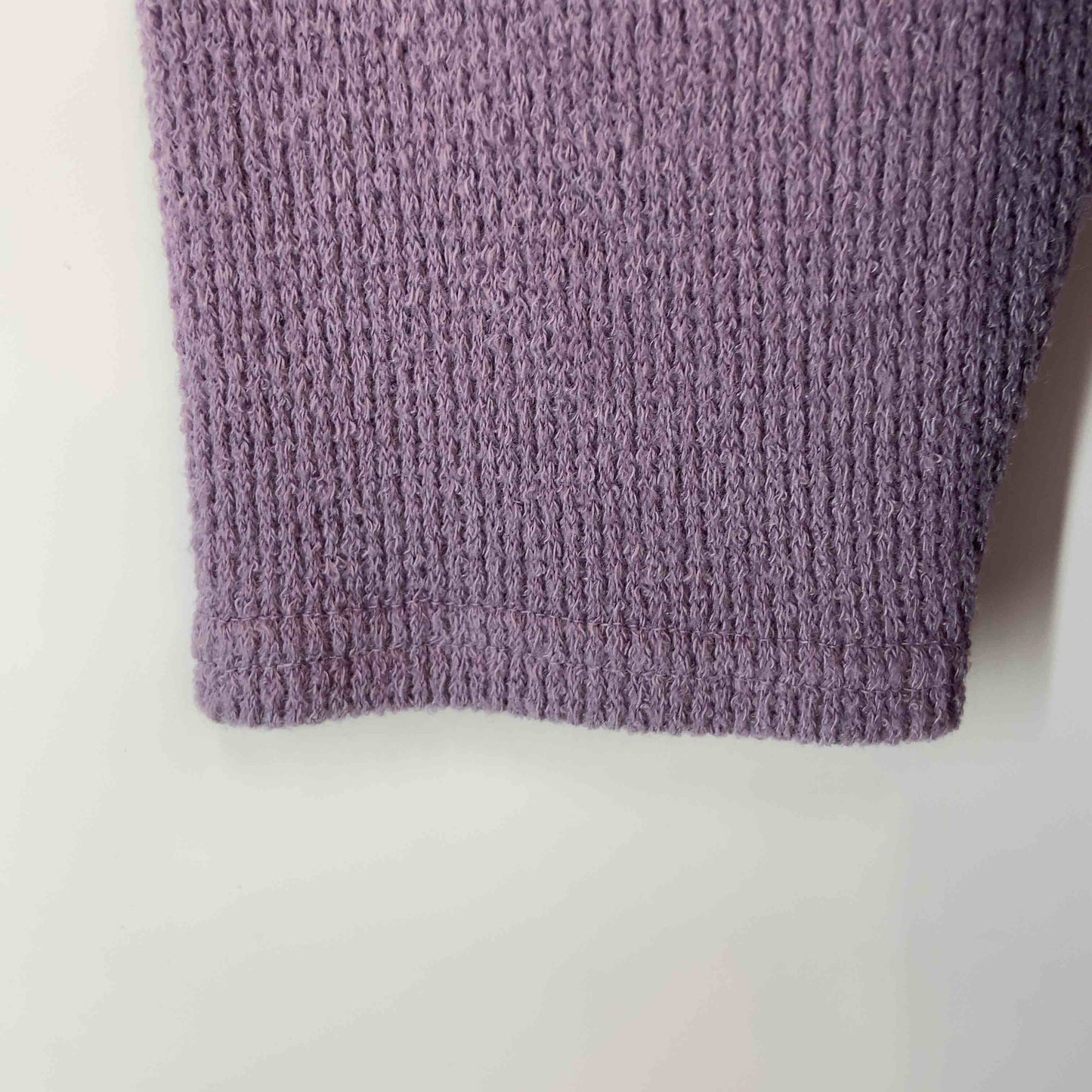 レディース チュニック　タートルネック　アシンメトリ　紫