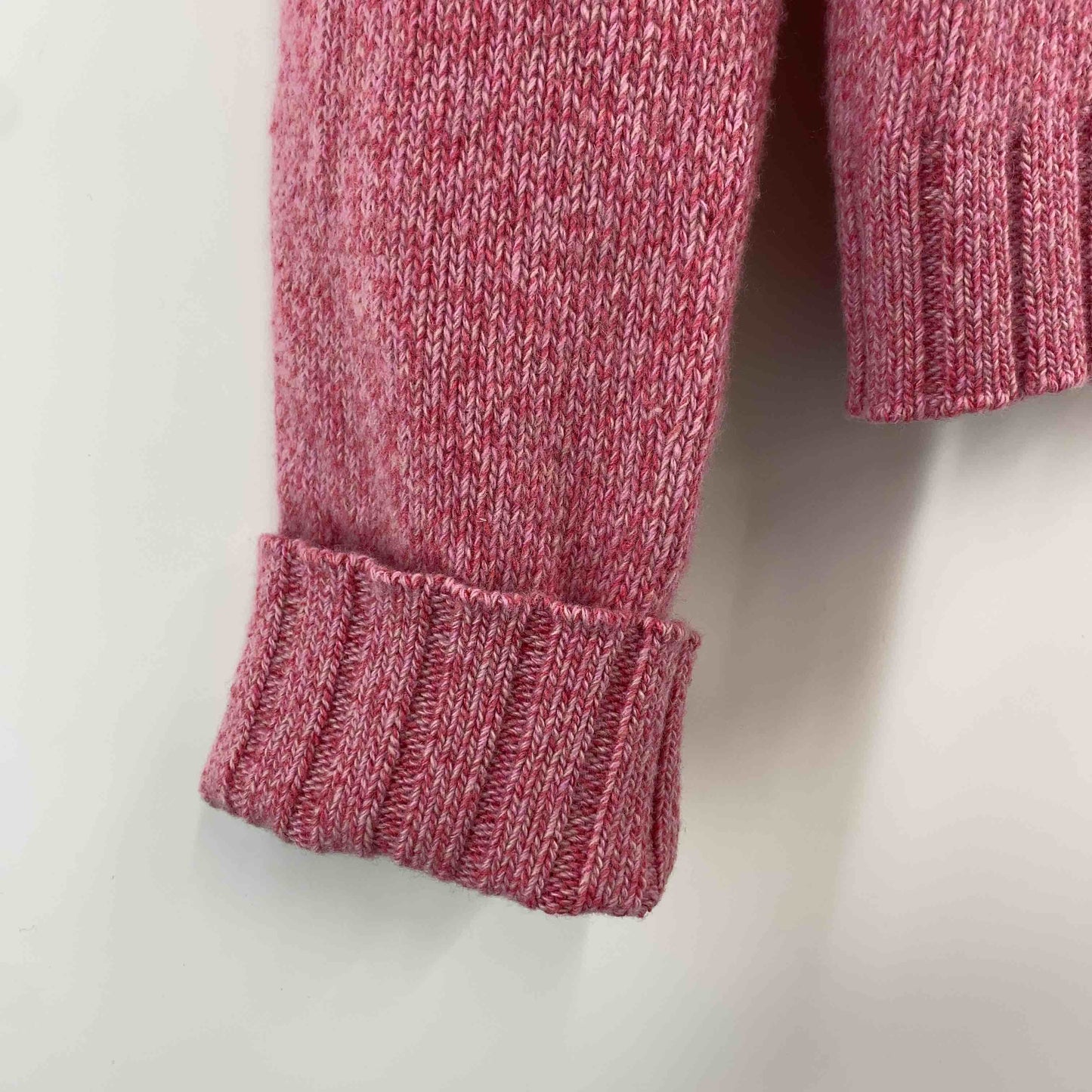 blanc vert deux  レディース カーディガン カシミヤ混 ピンクMIX