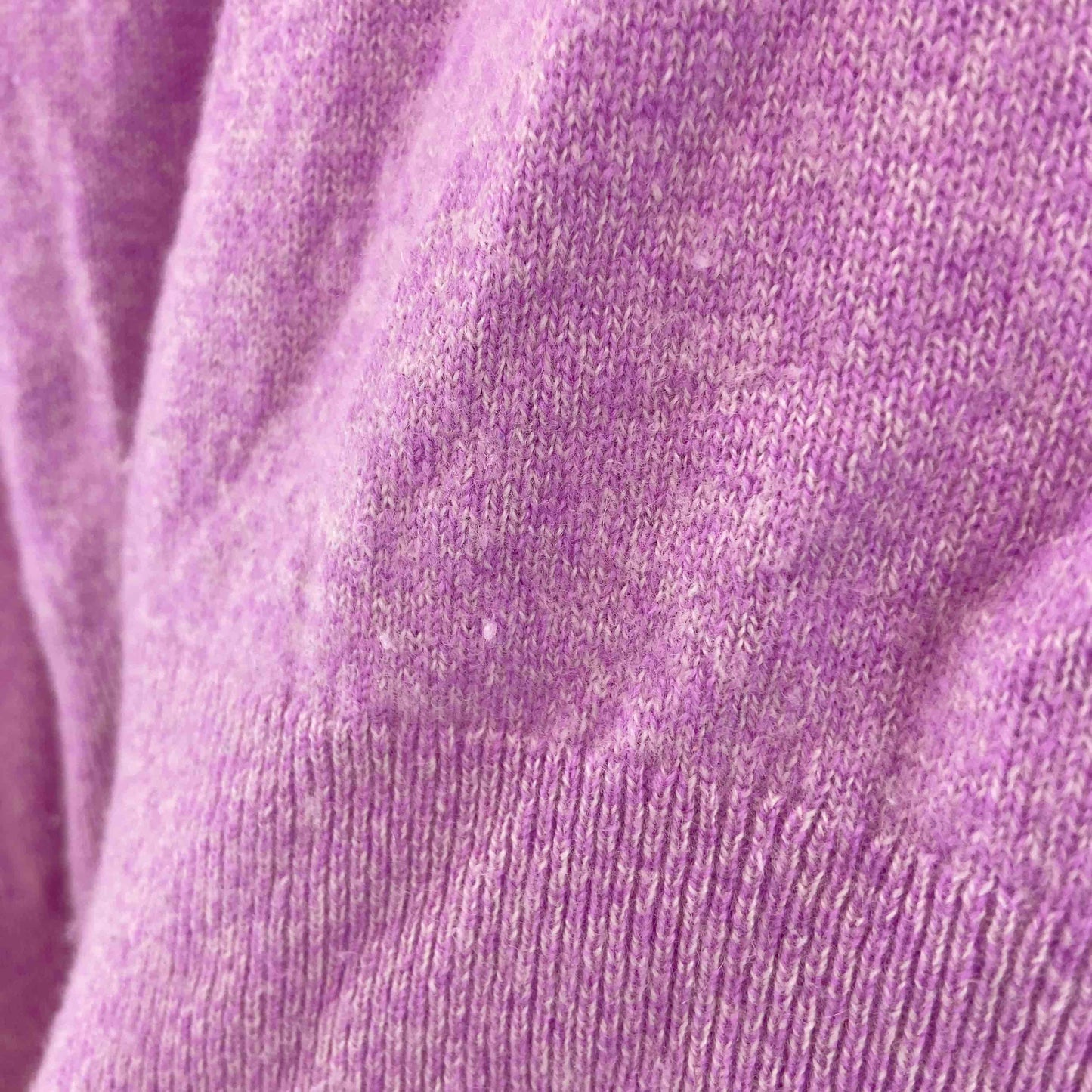レディース 長袖　ニット　セーター　カシミア100％　紫