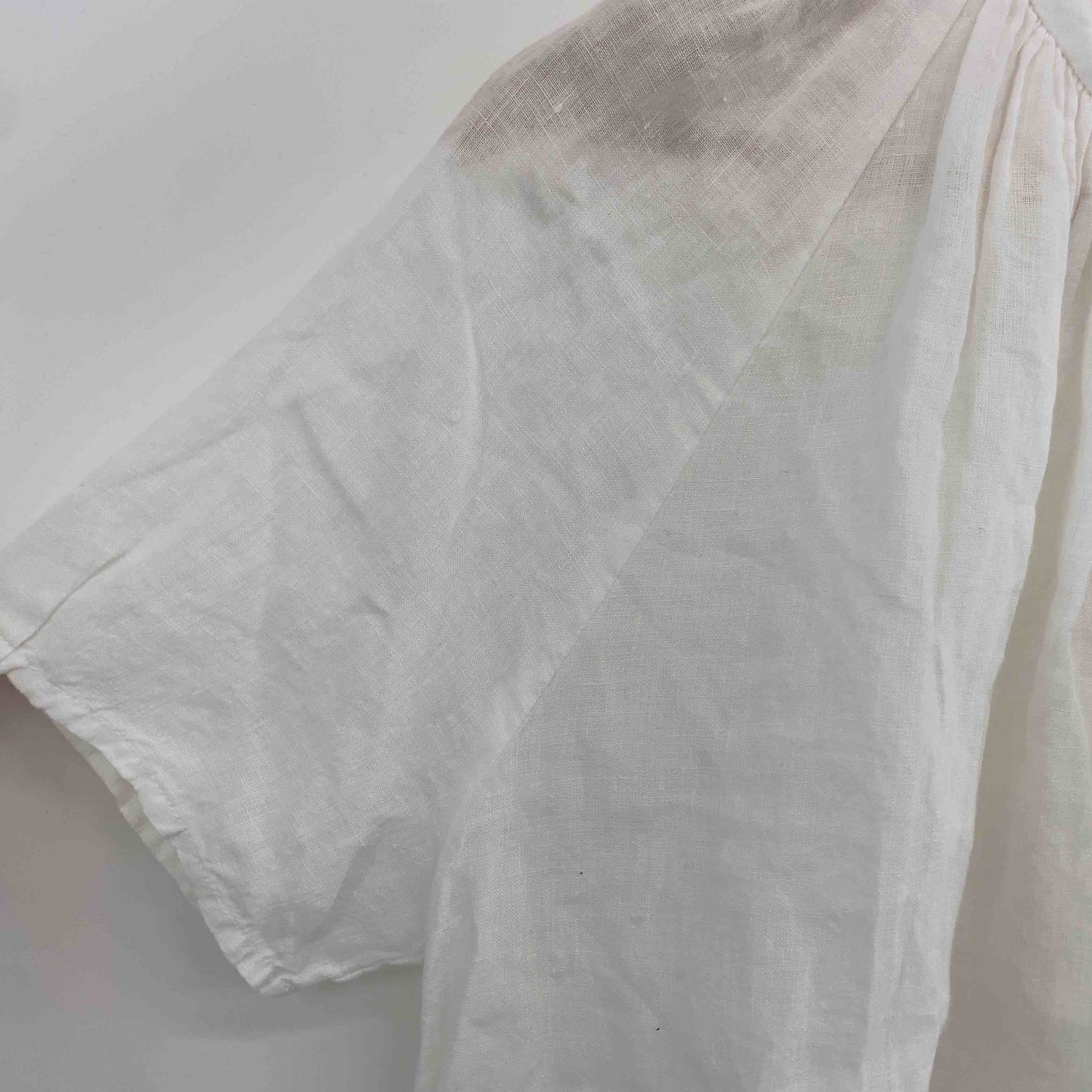 Lisette リゼッタ レディース 半袖シャツ/ブラウス ノーカラーシャツ ホワイト