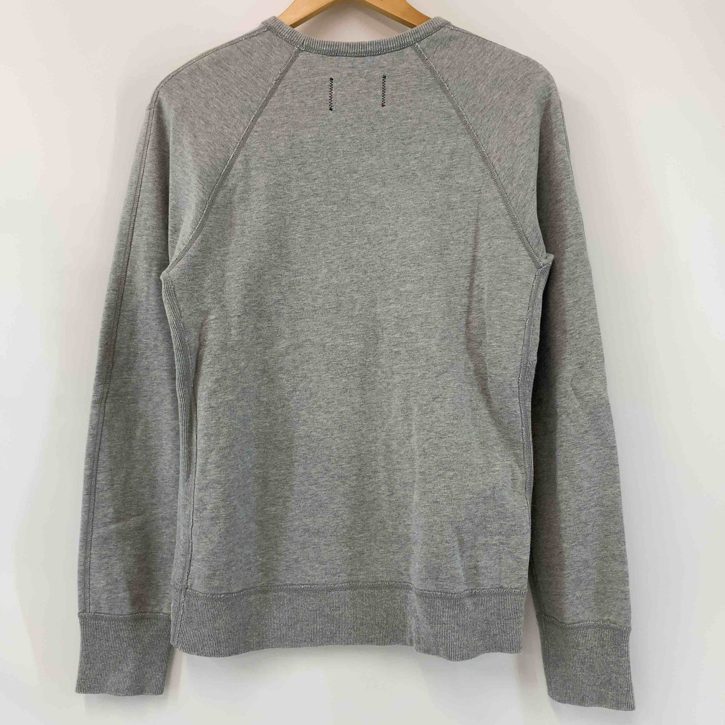 REIGNING CHAMP レイニングチャンプ メンズ スウェット グレー ラウンドネック 脇リブ切り替え