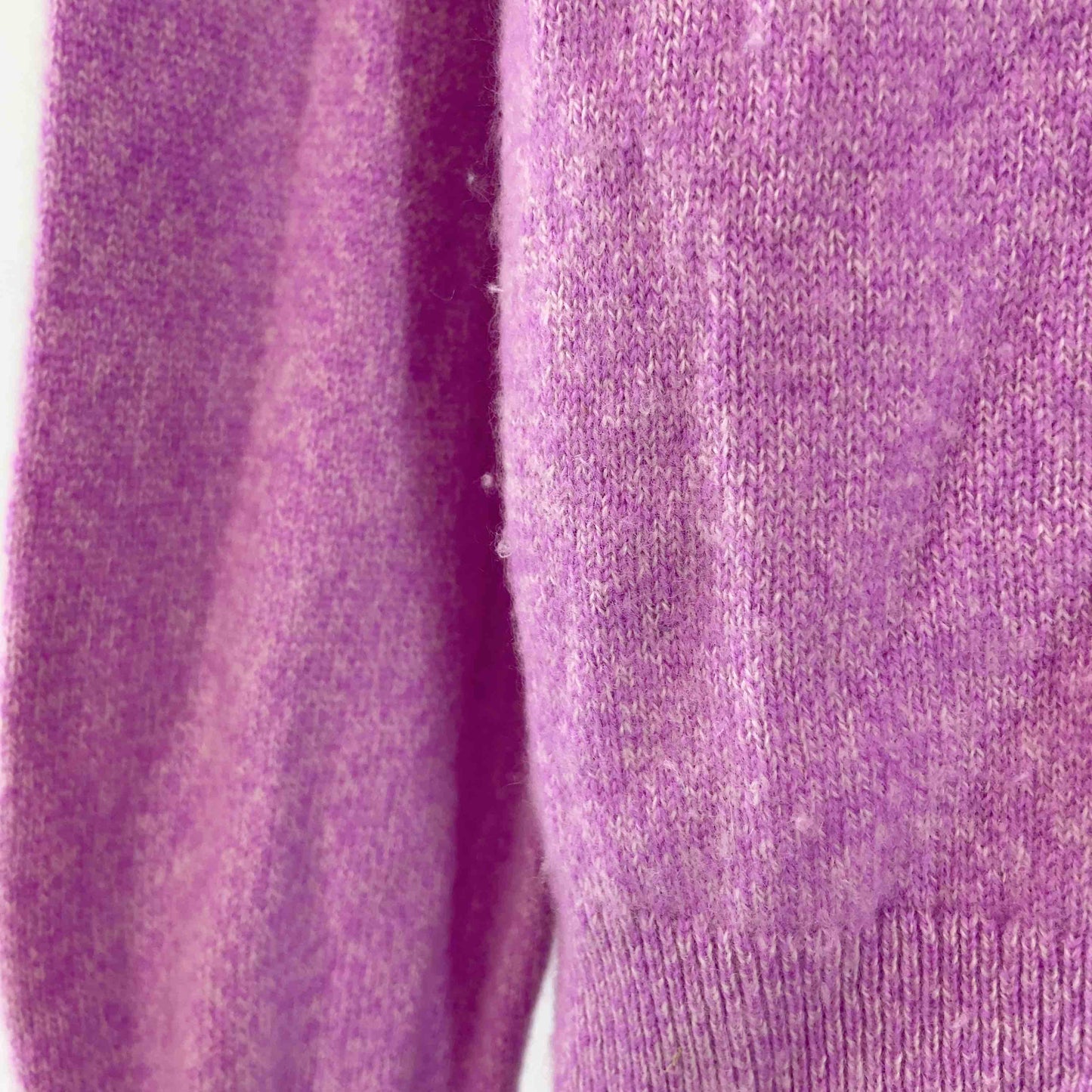 レディース 長袖　ニット　セーター　カシミア100％　紫