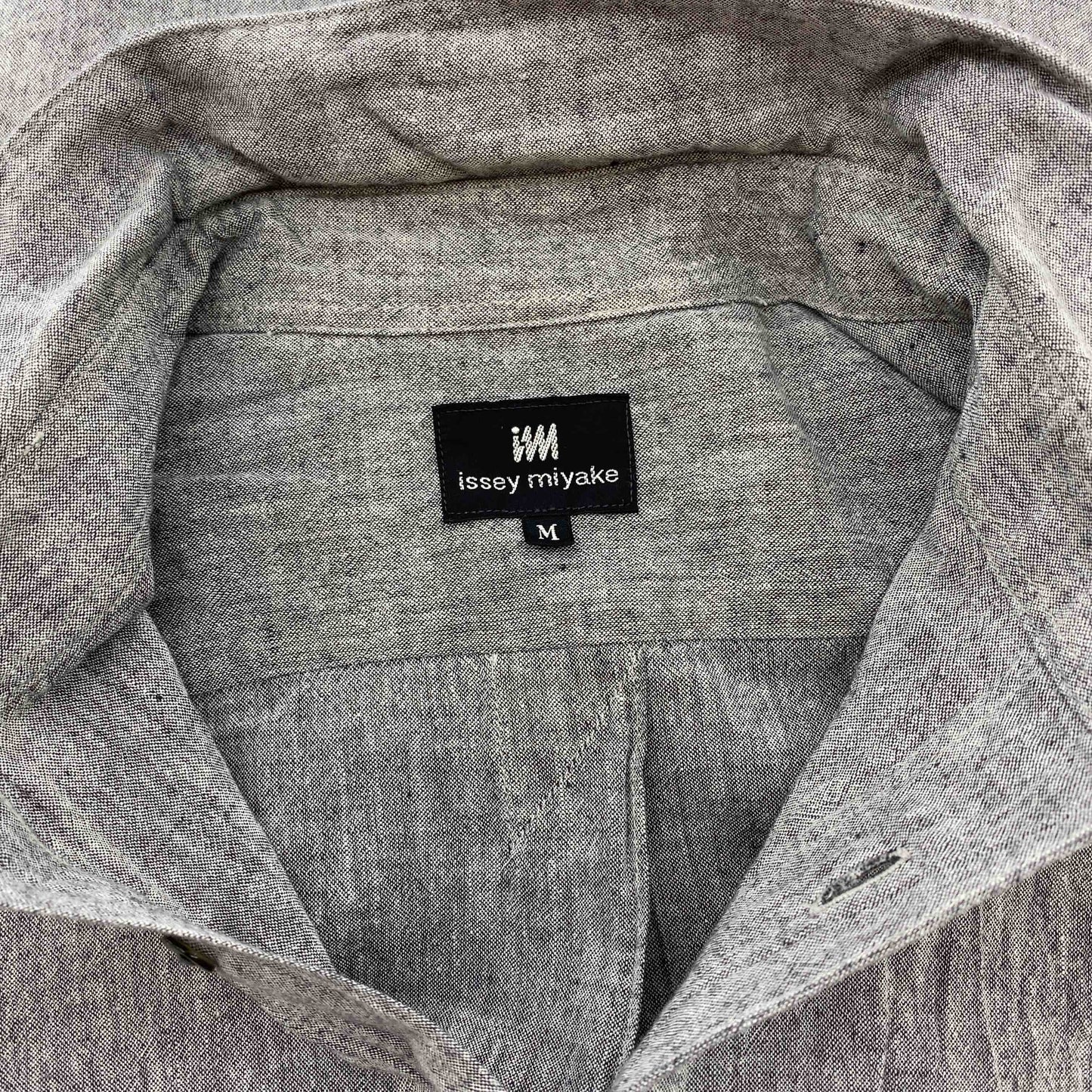 ISSEY MIYAKE イッセイミヤケ メンズ 半袖シャツ グレー Msize