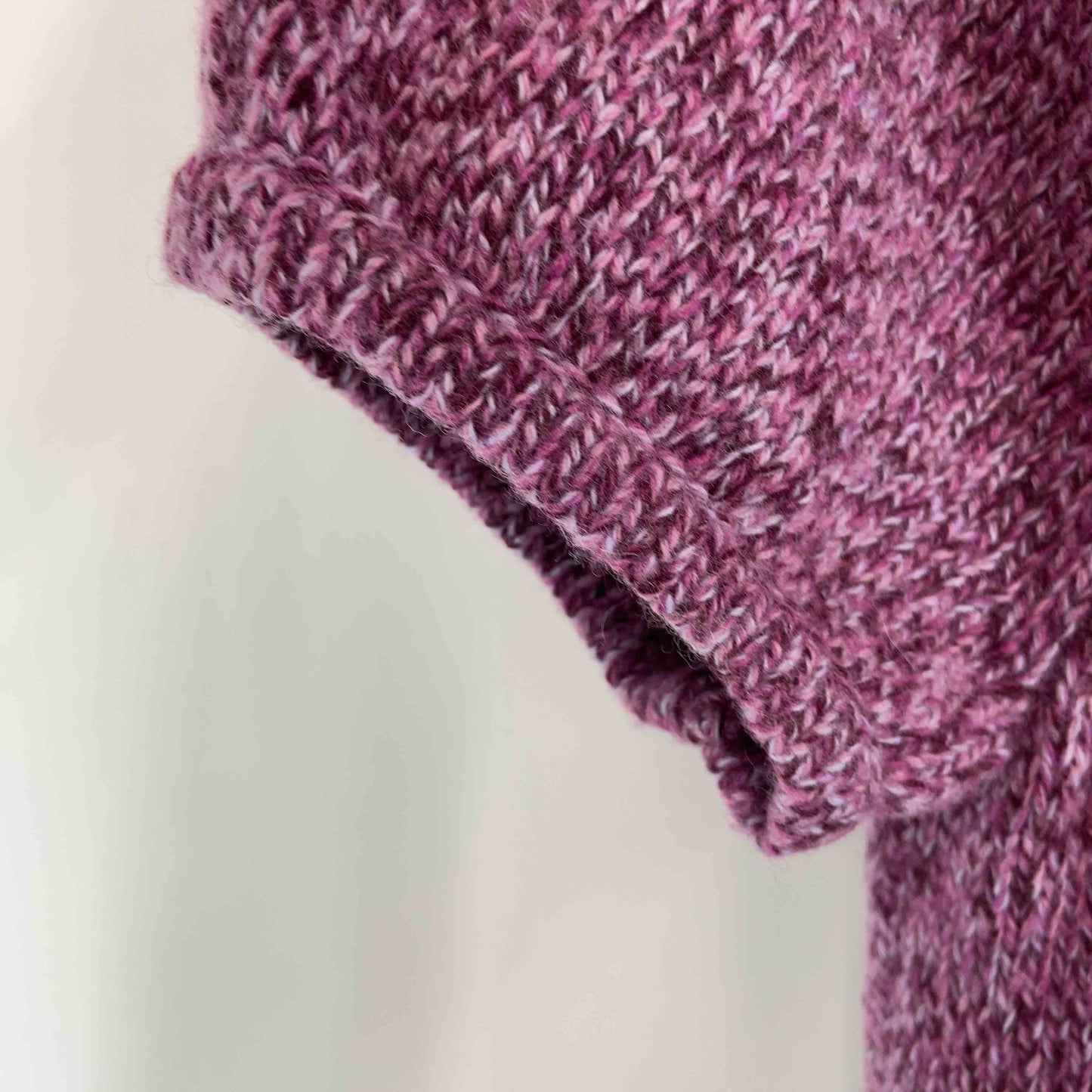 Burberrys Blue label バーバリーズブルーレーベル レディース ニットワンピース ウール混 ピンク 紫 サイズ38 ファー