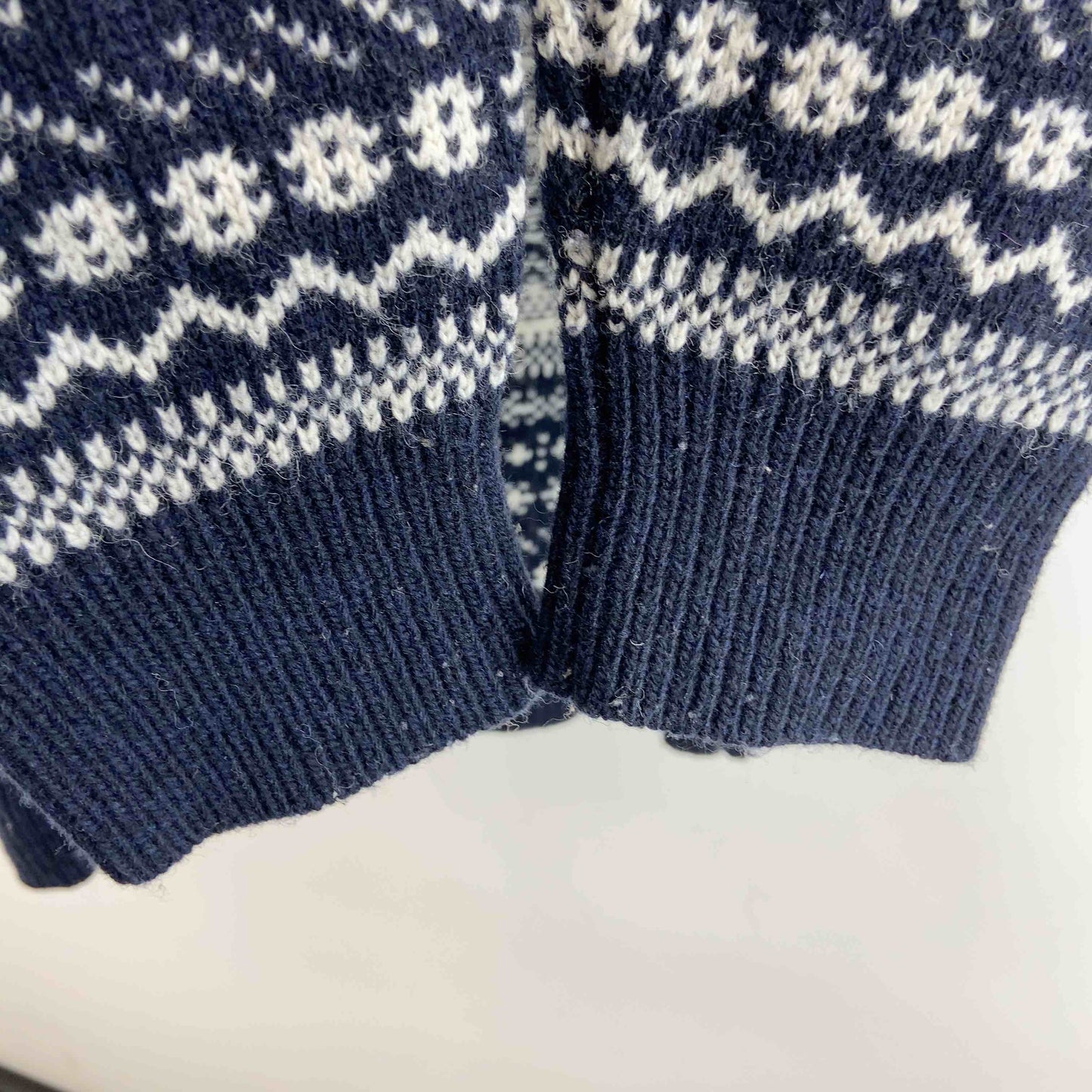 JOURNAL STANDARD ジャーナルスタンダード メンズ ニット/セーター ノルディック柄 ネイビー 紺 ウール混