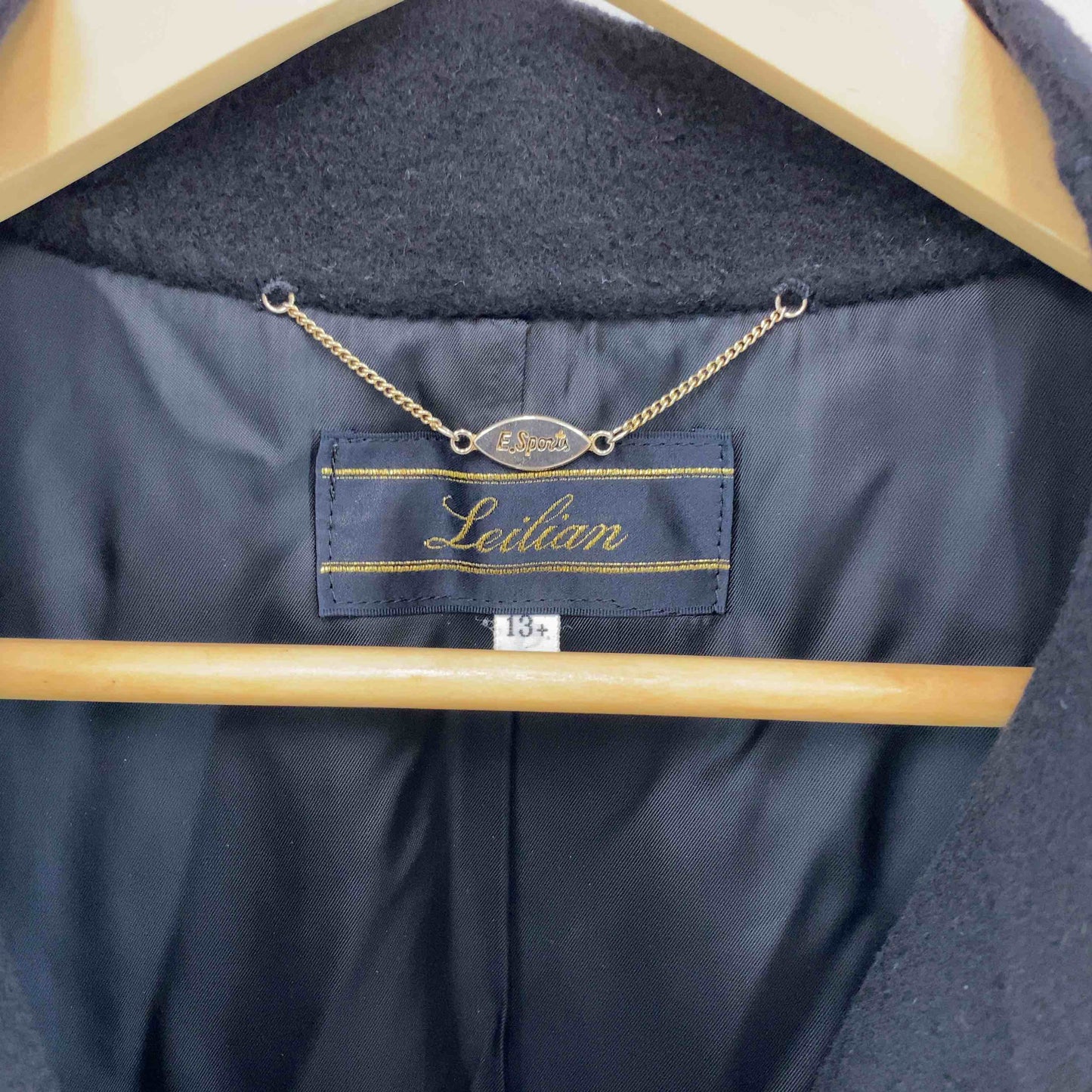 Leilian レリアン レディース ロングコート カシミヤ100％ ブラック