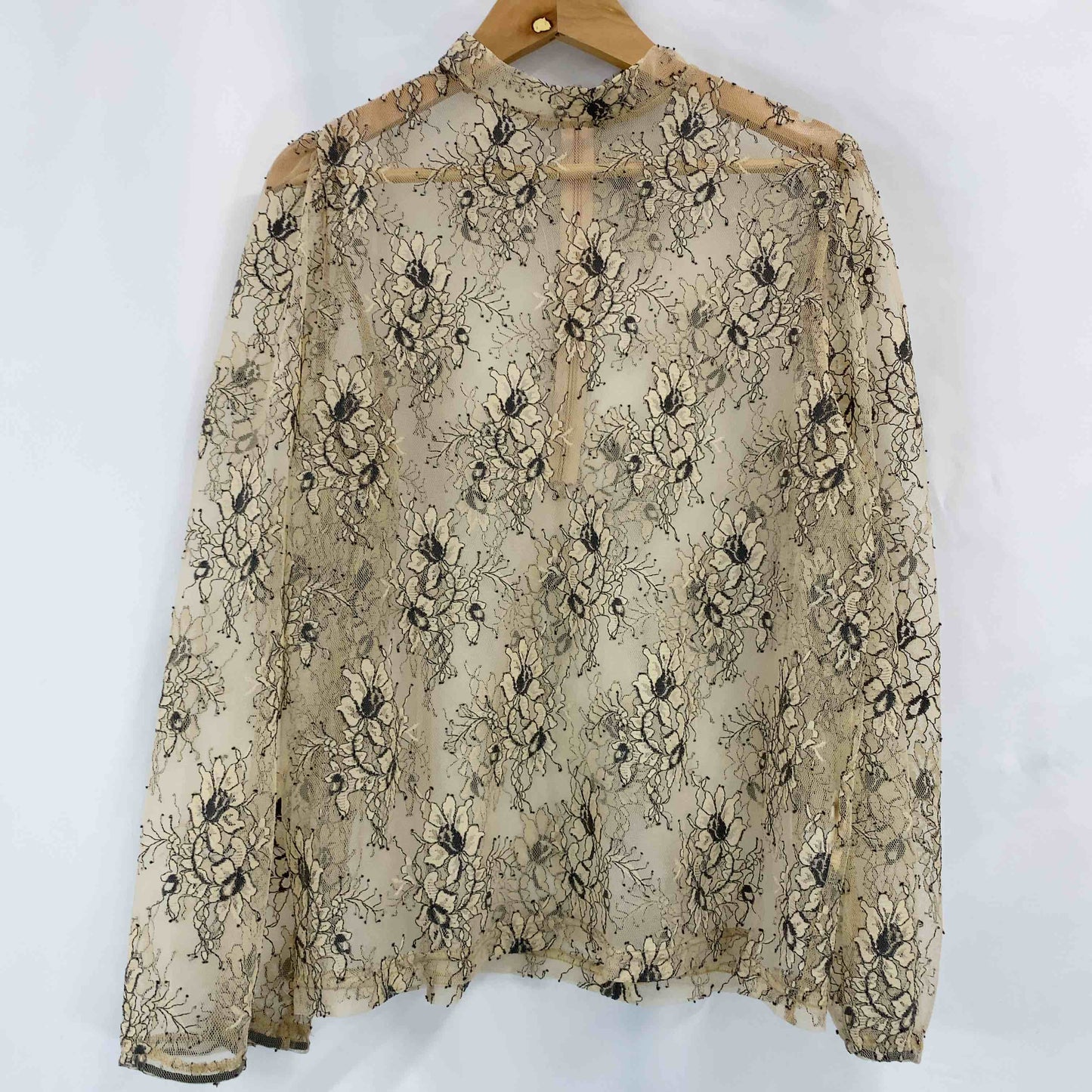 UNE MANSION ユノマンション レディース 長袖シャツ/ブラウス レース花柄 tk