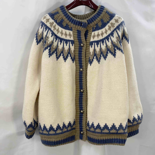 Crisp  レディース カーディガン ノルディック柄 tk