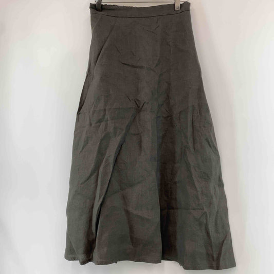 無印良品 ムジルシリョウヒン レディース ロングスカート フレアスカート ヘンプ スモーキーブラウン