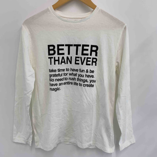 ZARA ザラ レディース Tシャツ（長袖）ロンT 白 ロゴ