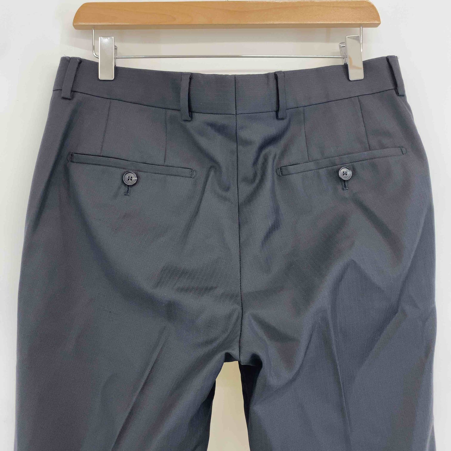 HUGO BOSS ヒューゴボス ブラック 無地 シンプル メンズ スラックス