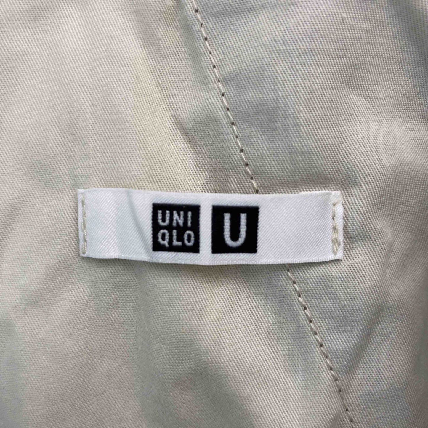 UNIQLO U ユニクロユー メンズ カーゴパンツ　ウエストゴム　裾絞り　カーキグリーン