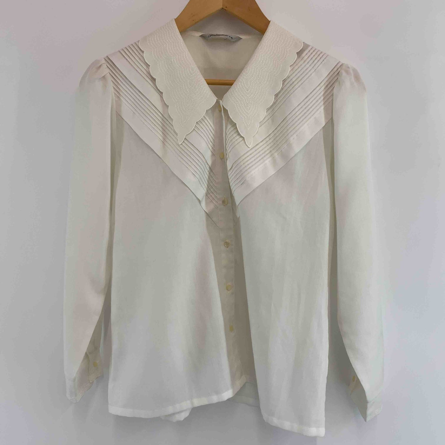 東京ブラウス レディース 長袖シャツ/ブラウス フリル ホワイト