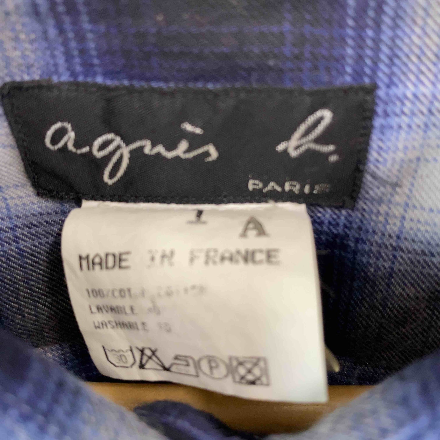 agnes b. アニエスベー レディース 長袖シャツ/ブラウス　チェック柄