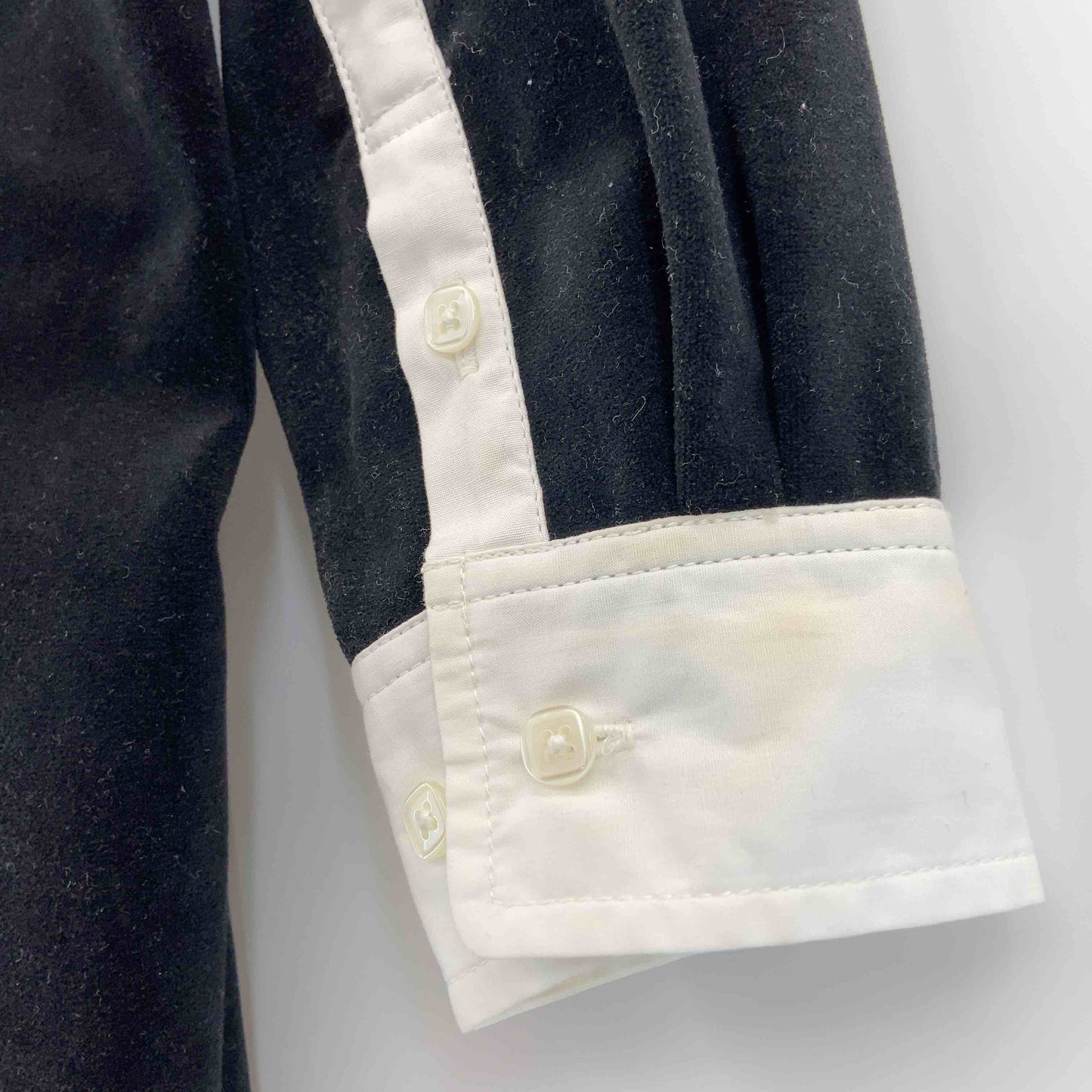 BEAMS BOY ビームスボーイ レディース 長袖ワンピース ロングワンピース ベロア素材 ブラック