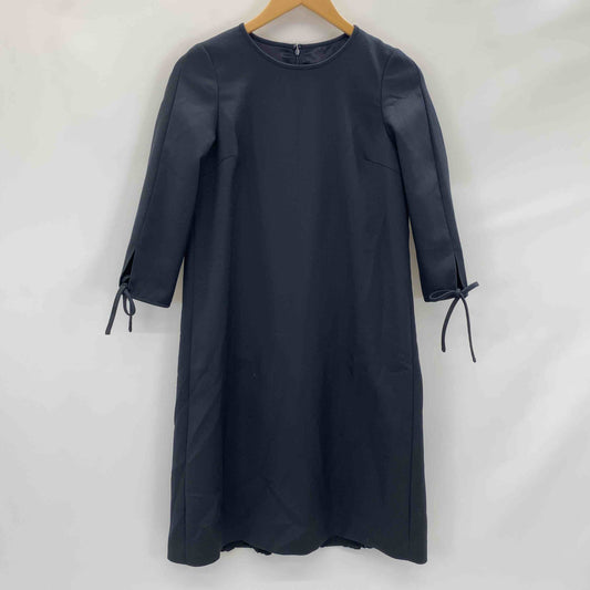 ANAYI アナイ レディース 長袖ワンピース 総裏 ネイビー レース