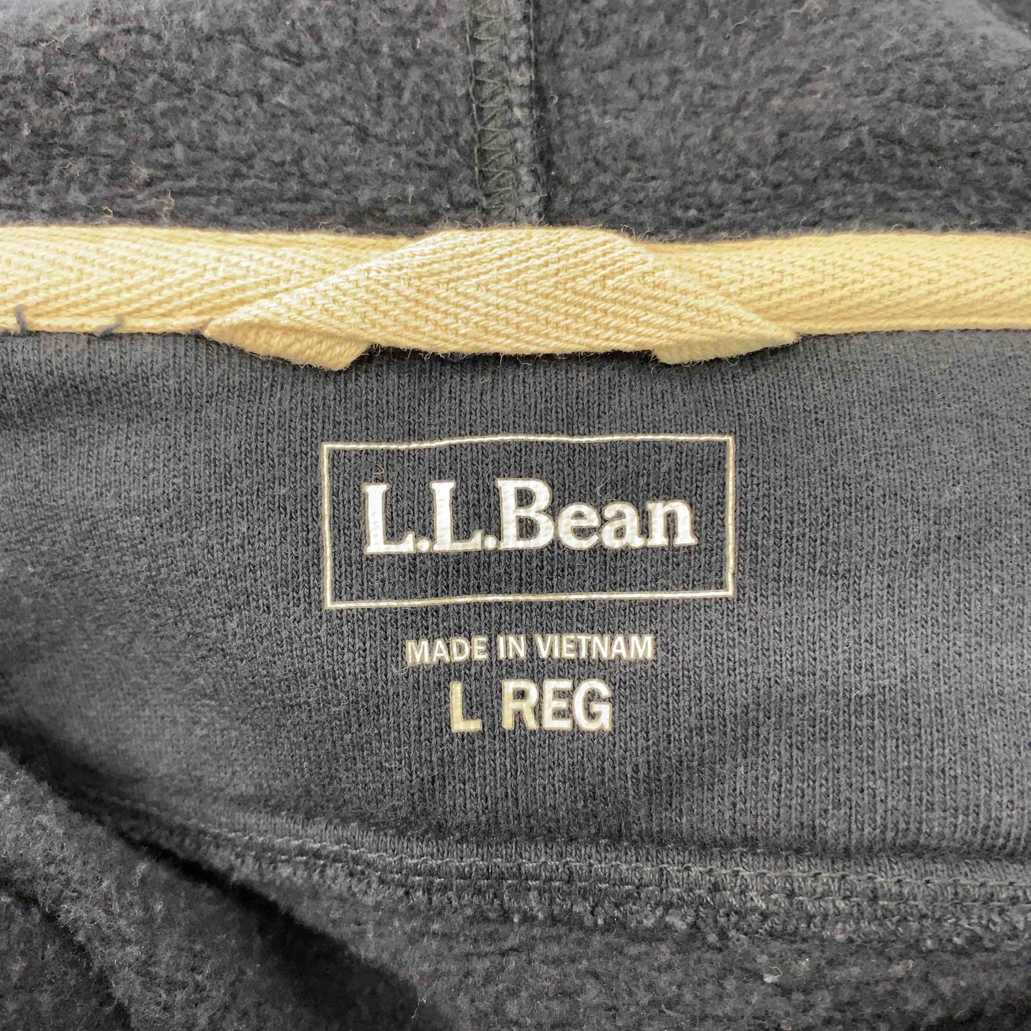 L.L.Bean エルエルビーン メンズ パーカー　ロゴ刺繍　裏起毛　ネイビー