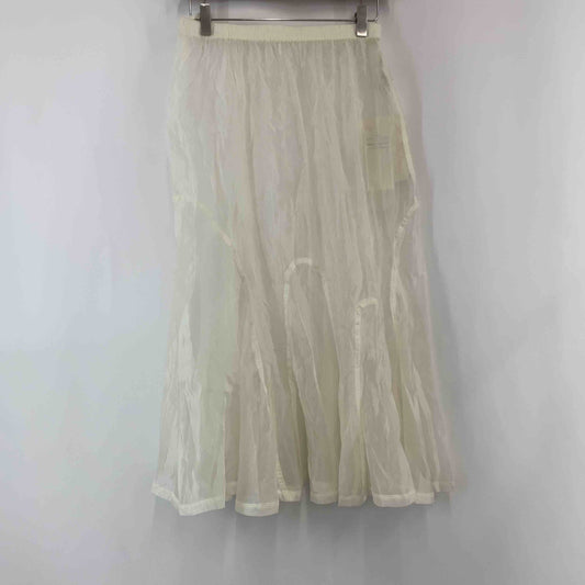 GIANNI LO GIUDICEジャンニロジュデイチェ  レディース ロングスカート 白 シルク混