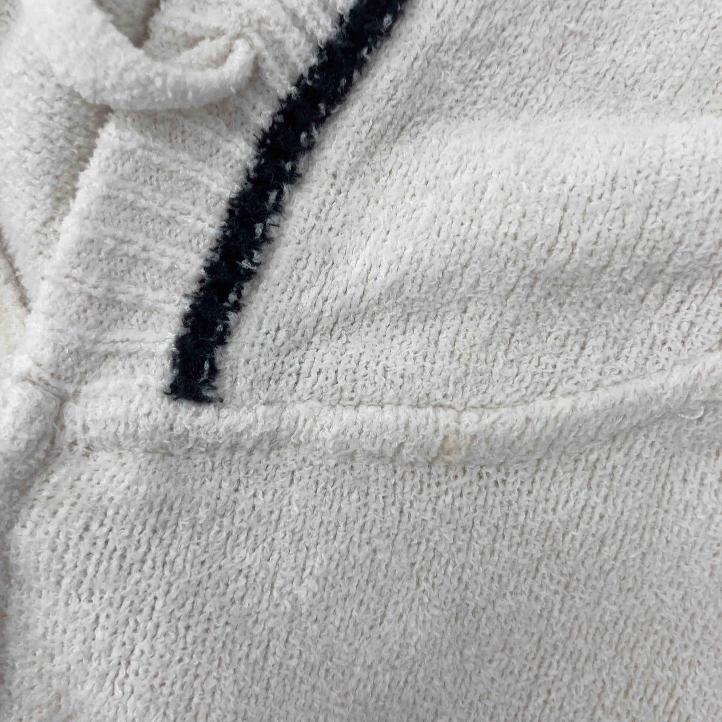 Joel Robuchon gelato pique ジョエルロブション ジェラートピケ レディース パーカー 白色 紺x赤ボーダー tk