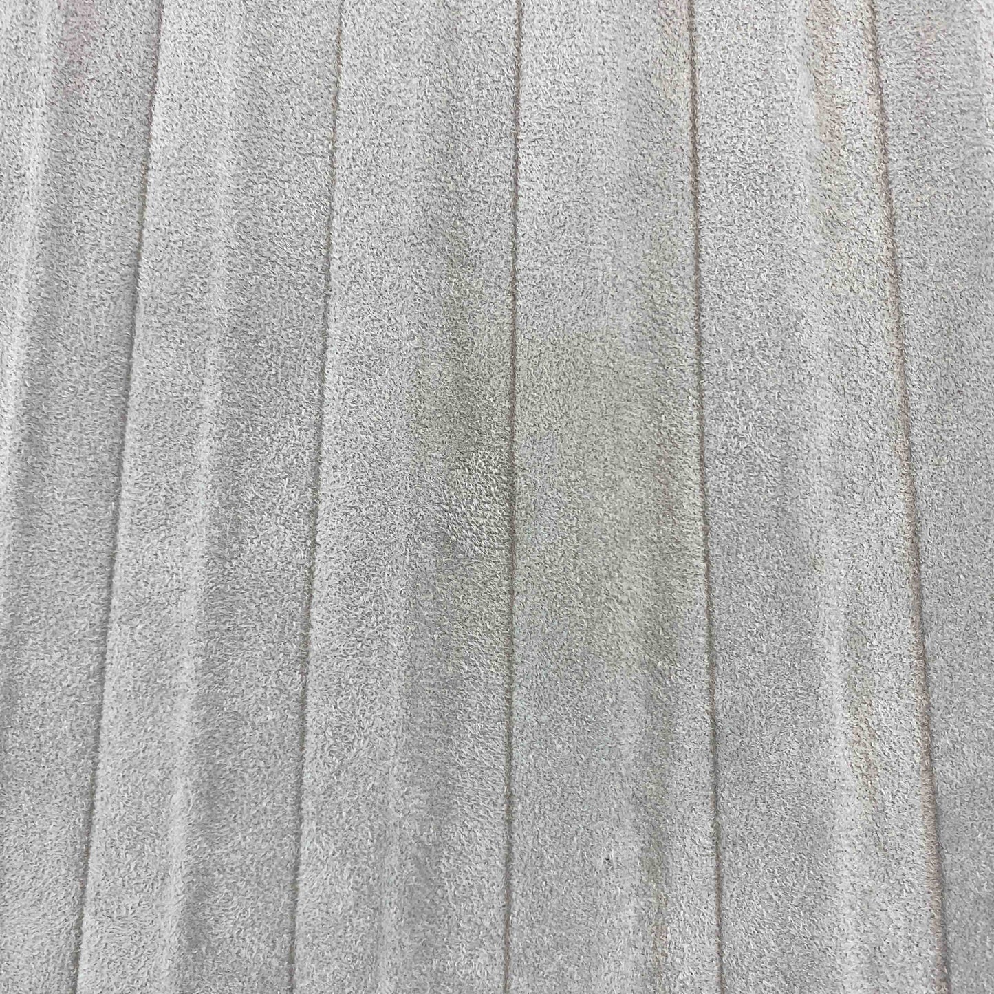 CORNERS コーナーズ レディース ロングスカート プリーツ スウェード風 ライトグレー