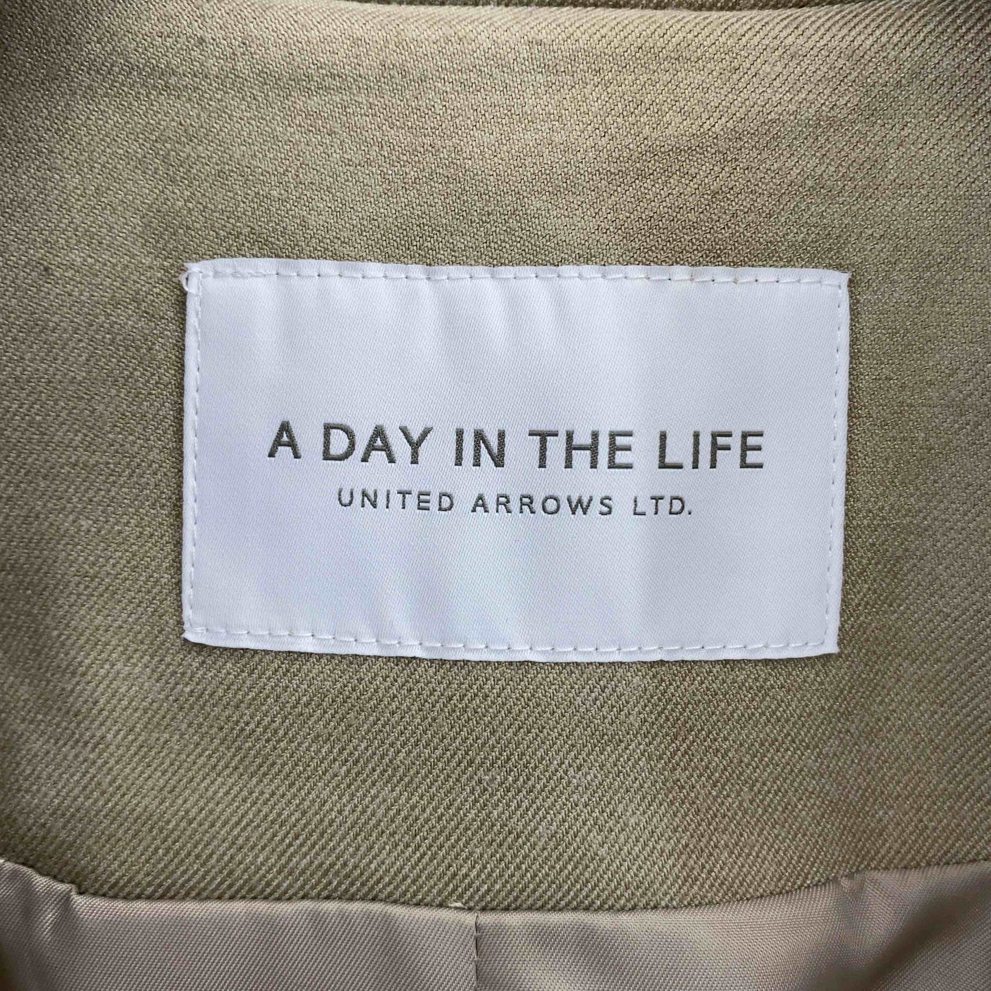 A DAY IN THE LIFE アデイインザライフ レディース ロングコート ベージュ テーラードコート