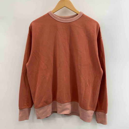 niko and... ニコアンド メンズ カットソー長袖 サーモンオレンジ トレーナー