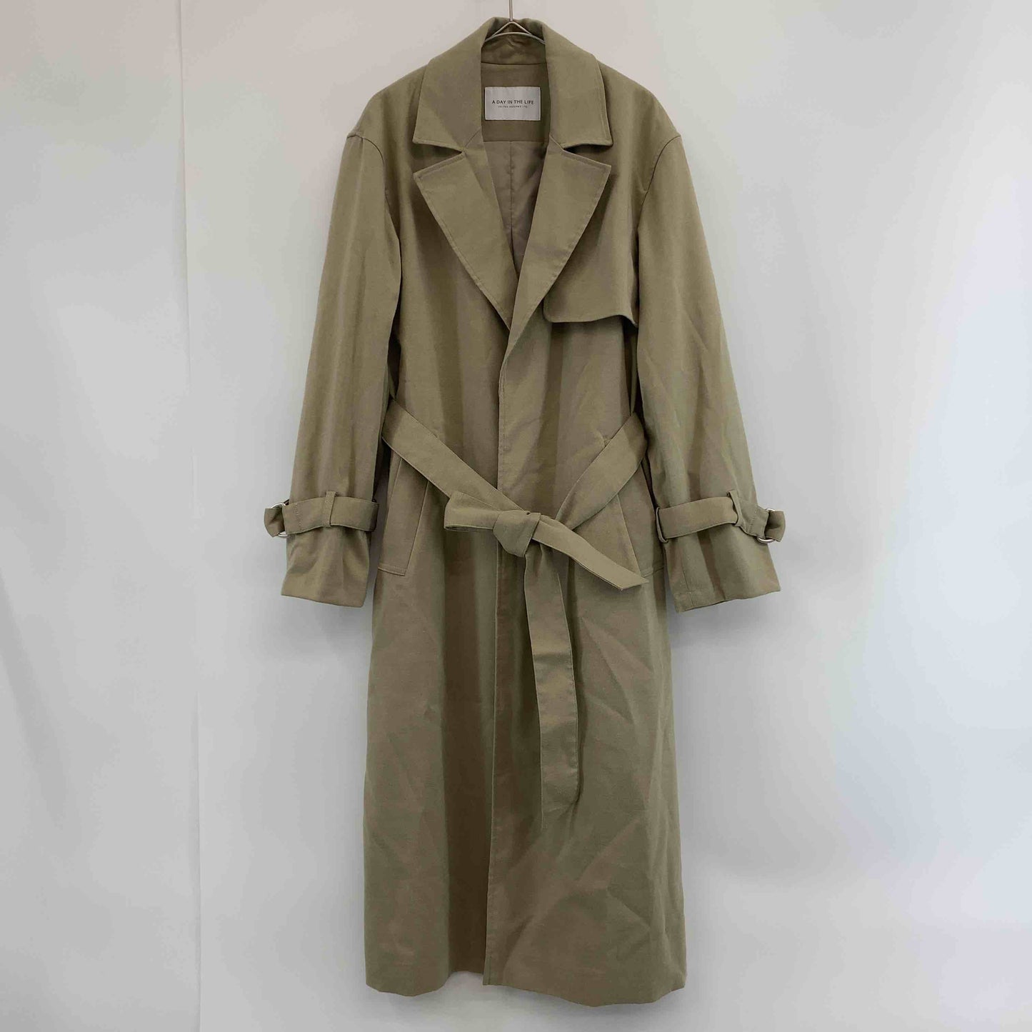 A DAY IN THE LIFE アデイインザライフ レディース ロングコート ベージュ テーラードコート