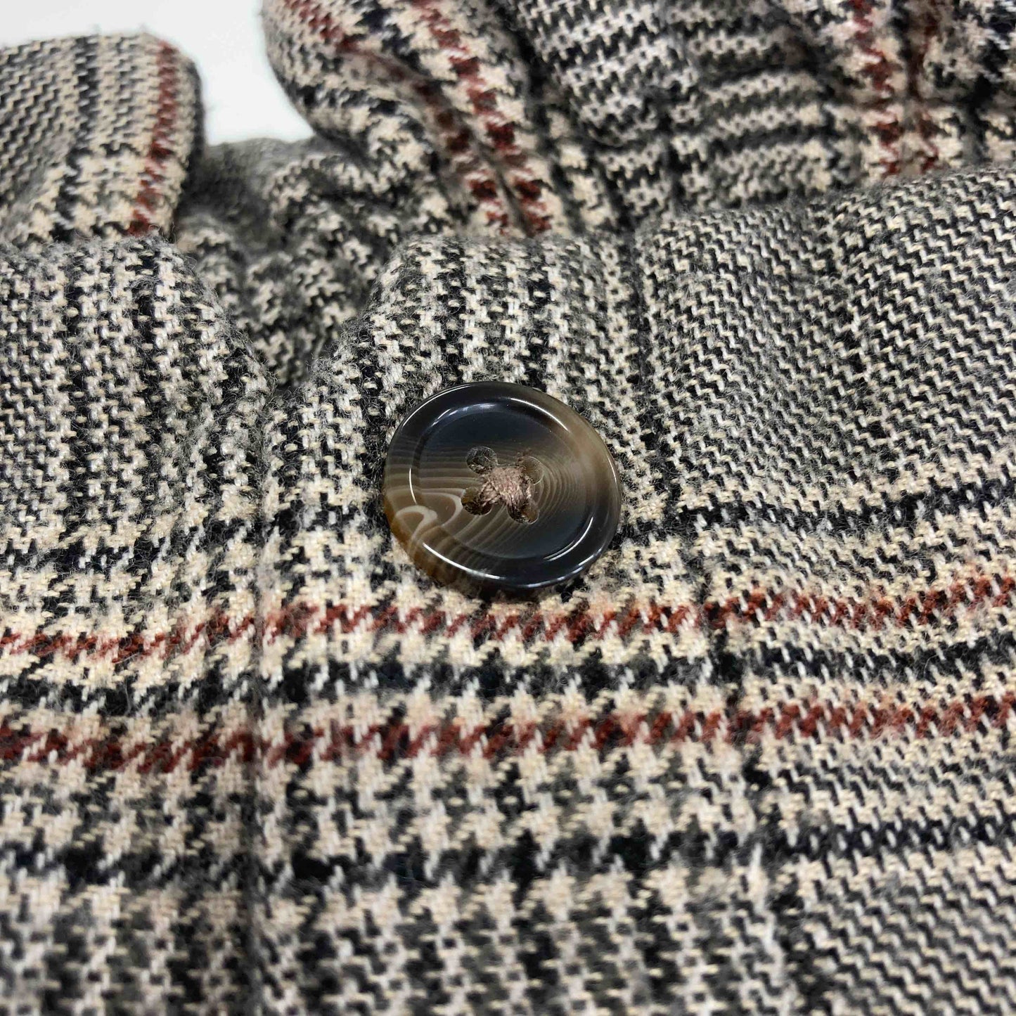 日本織物中央卸商業組合連合会 レディース カジュアルパンツ チェック ブラウン tk