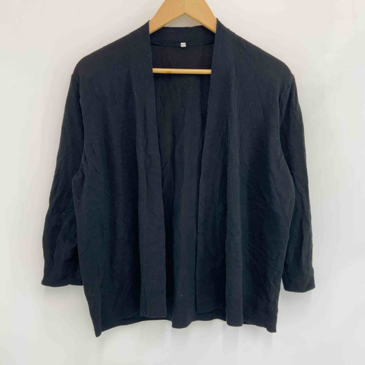 無印良品 ムジルシリョウヒン ブラック 無地 シンプル レディース カーディガン