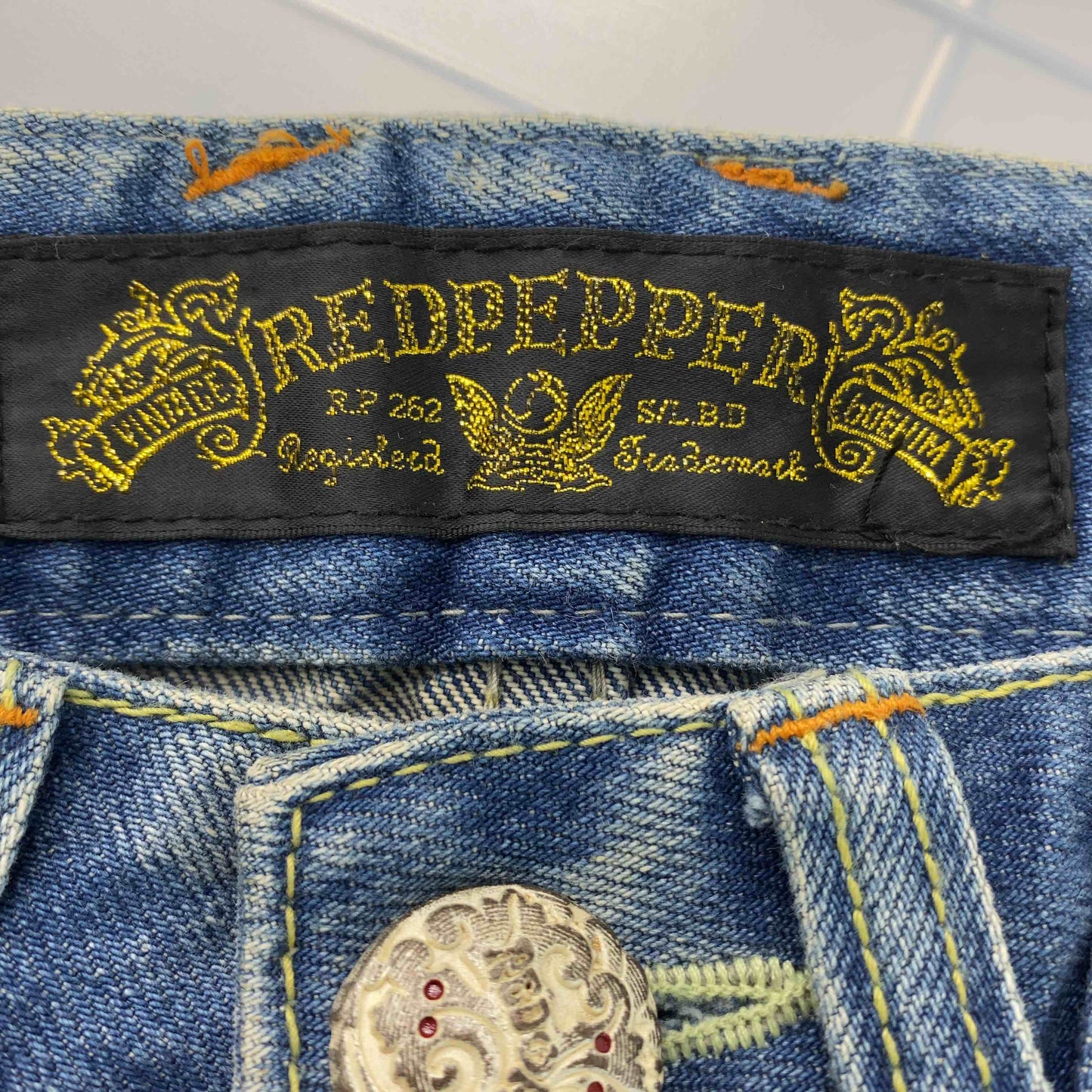 RED PEPPER レッドペッパー レディース デニム/ジーンズ スカート ミニスカート ダメージ加工