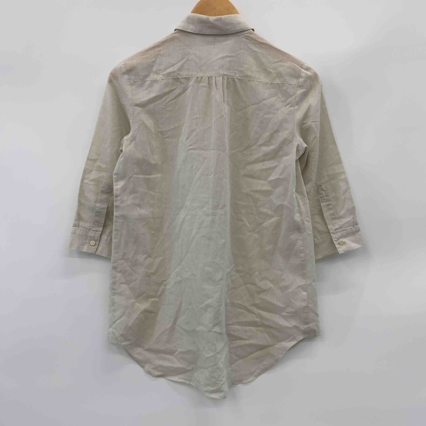 クミキョクkumikyoku レディース 七分7袖ブラウスベージュ系