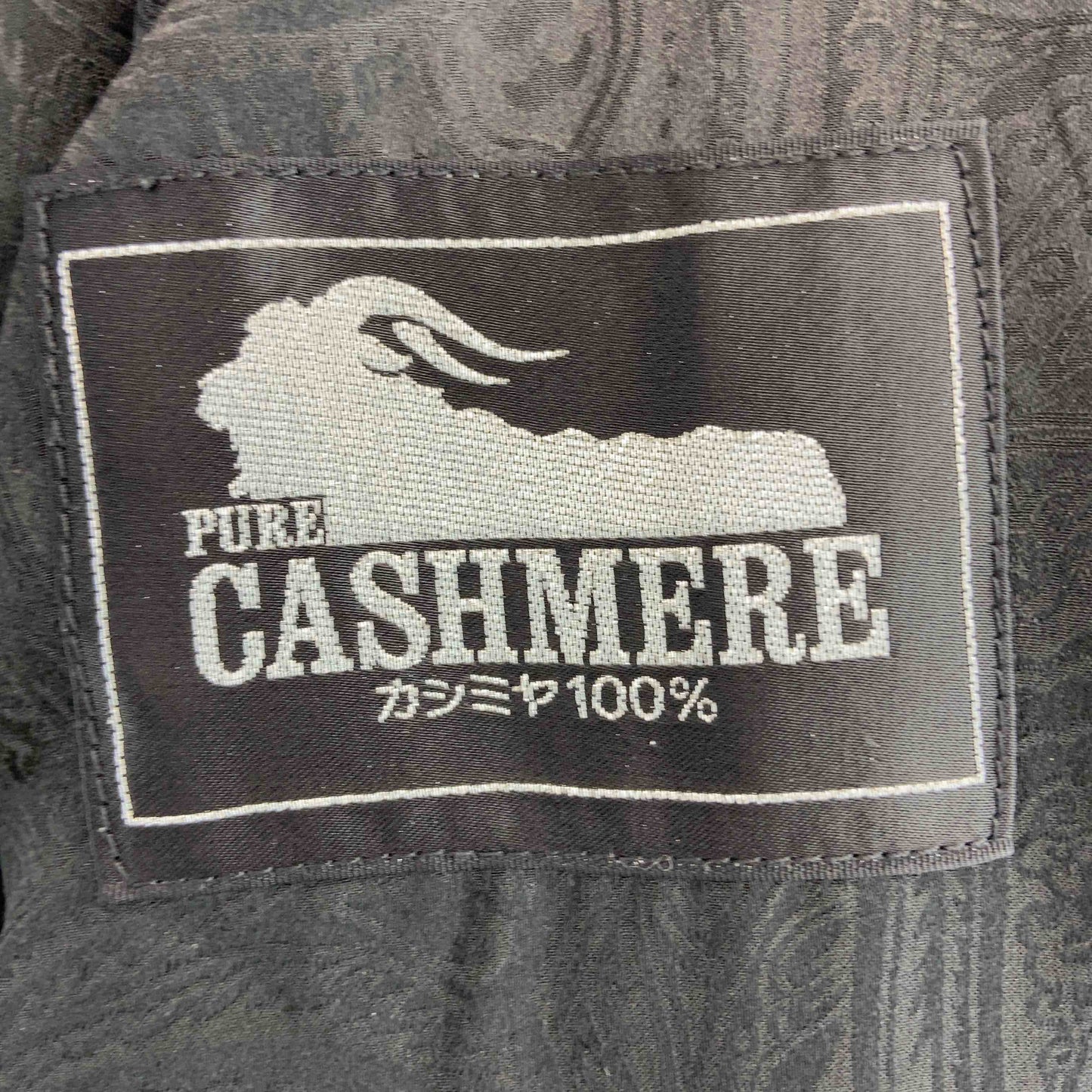 レディース チェスターコート カシミヤ ブラック