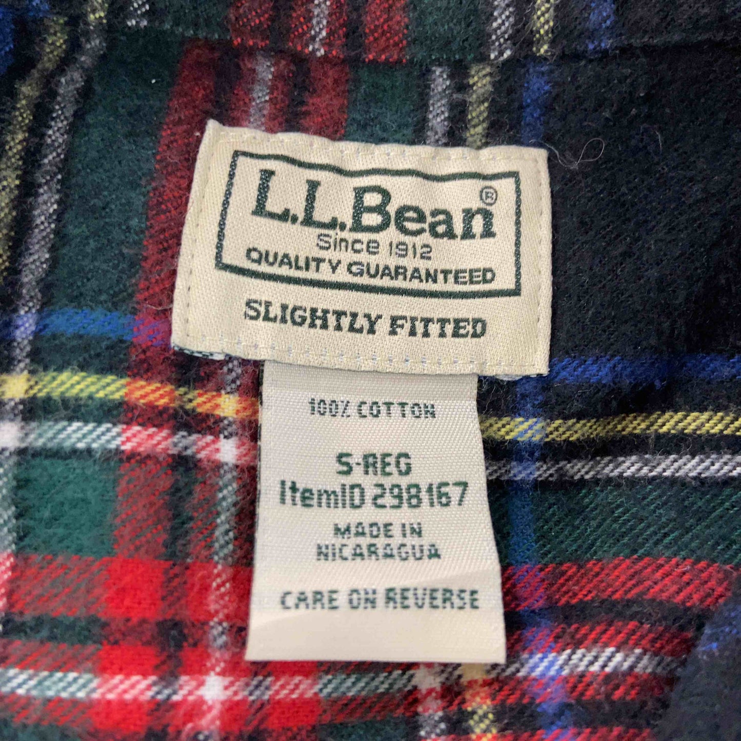 L.L.Bean エルエルビーン メンズ 長袖シャツ ネル チェック柄 ブラック